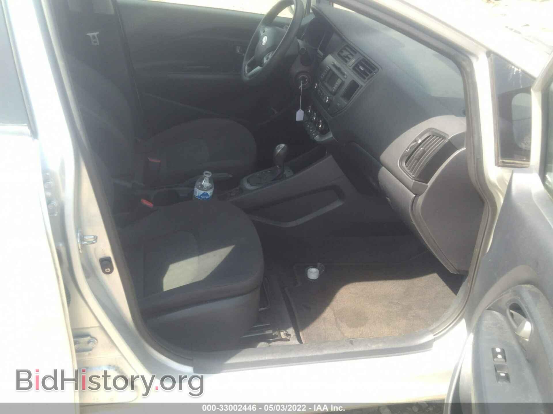 2012 KIA RIO - VIN: KNADM5A35C6038978 - Фото 5