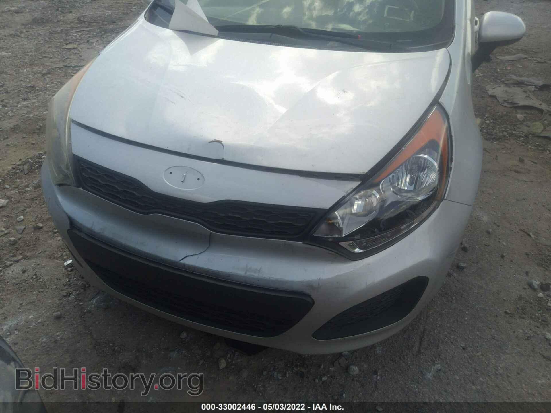 2012 KIA RIO - VIN: KNADM5A35C6038978 - Фото 6