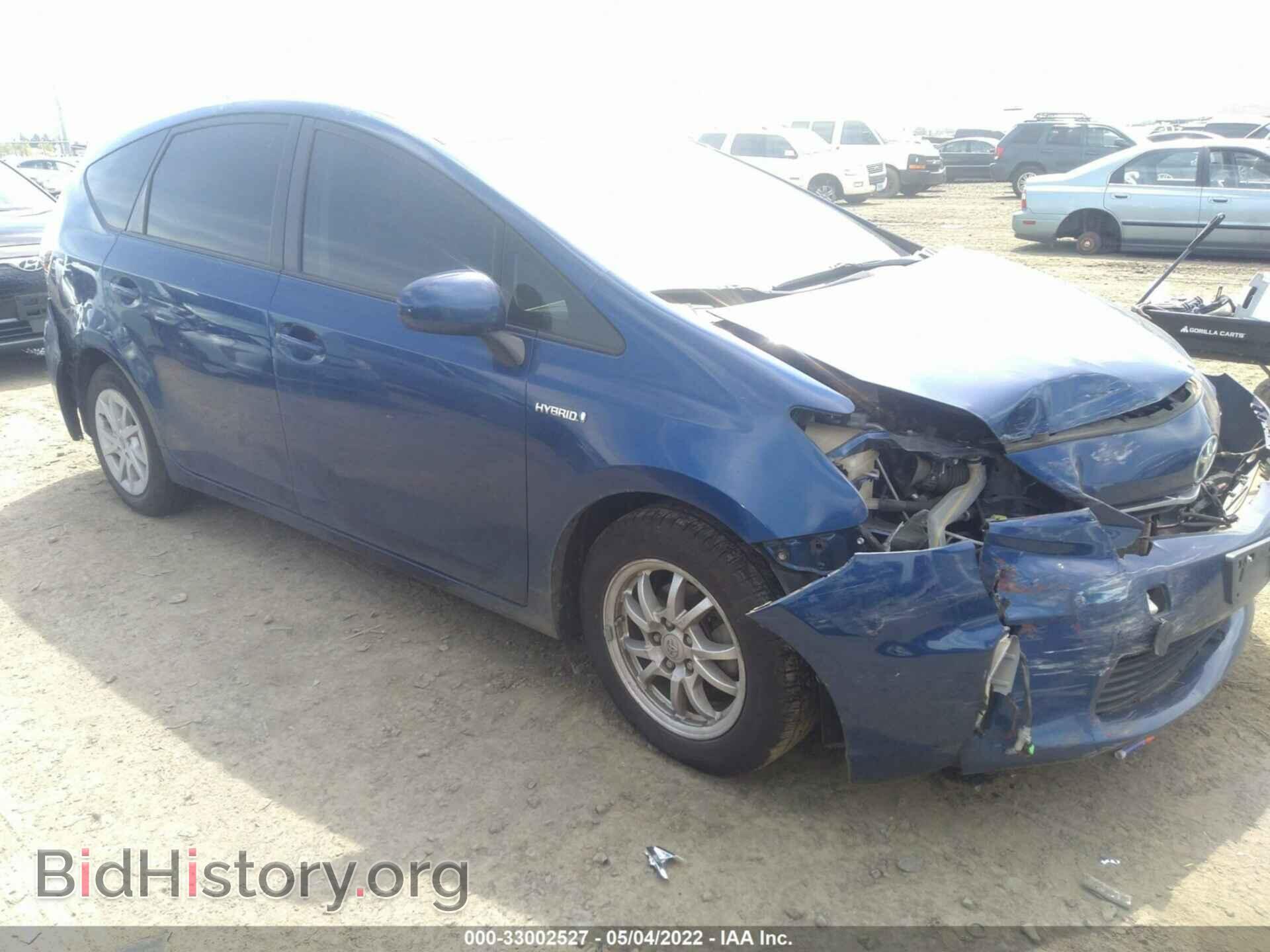 Фотография JTDZN3EU4C3072828 - TOYOTA PRIUS V 2012