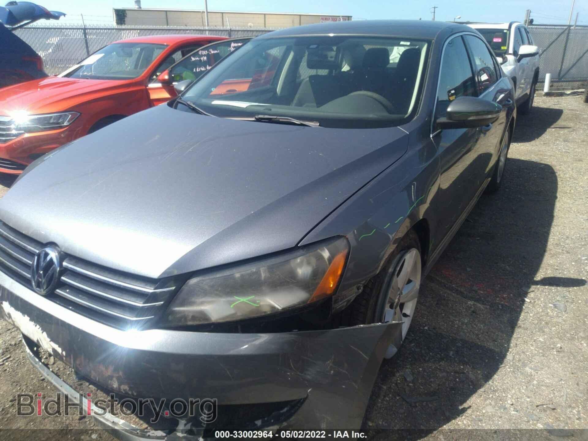 2012 VOLKSWAGEN PASSAT - VIN: 1VWBP7A36CC011414 - Фото 2