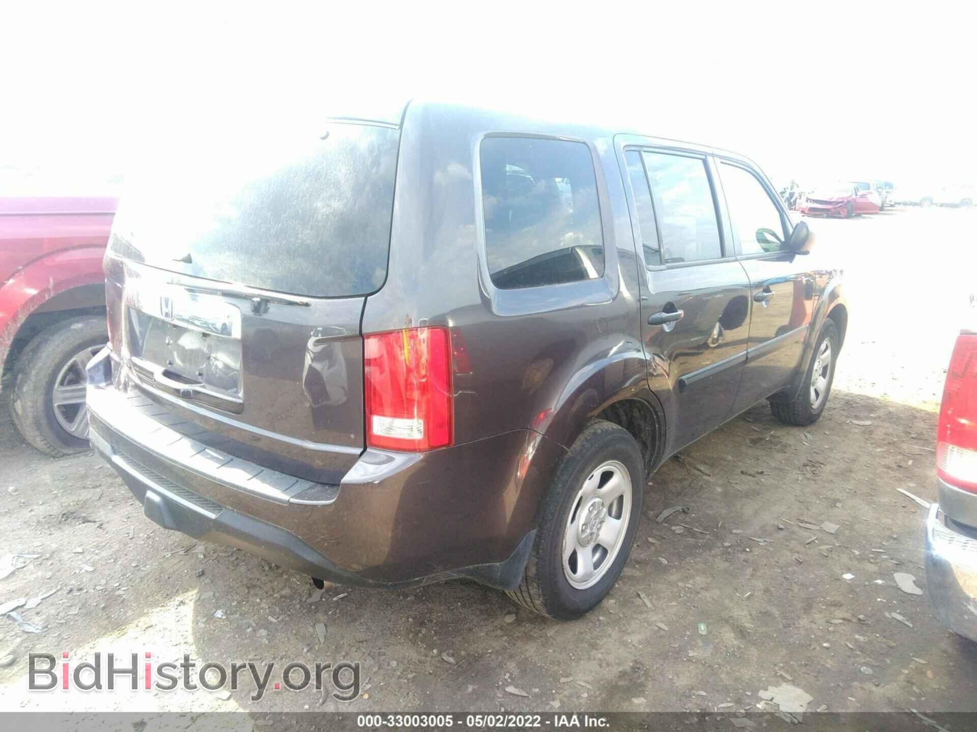 2012 HONDA PILOT - VIN: 5FNYF3H24CB026325 - Фото 4