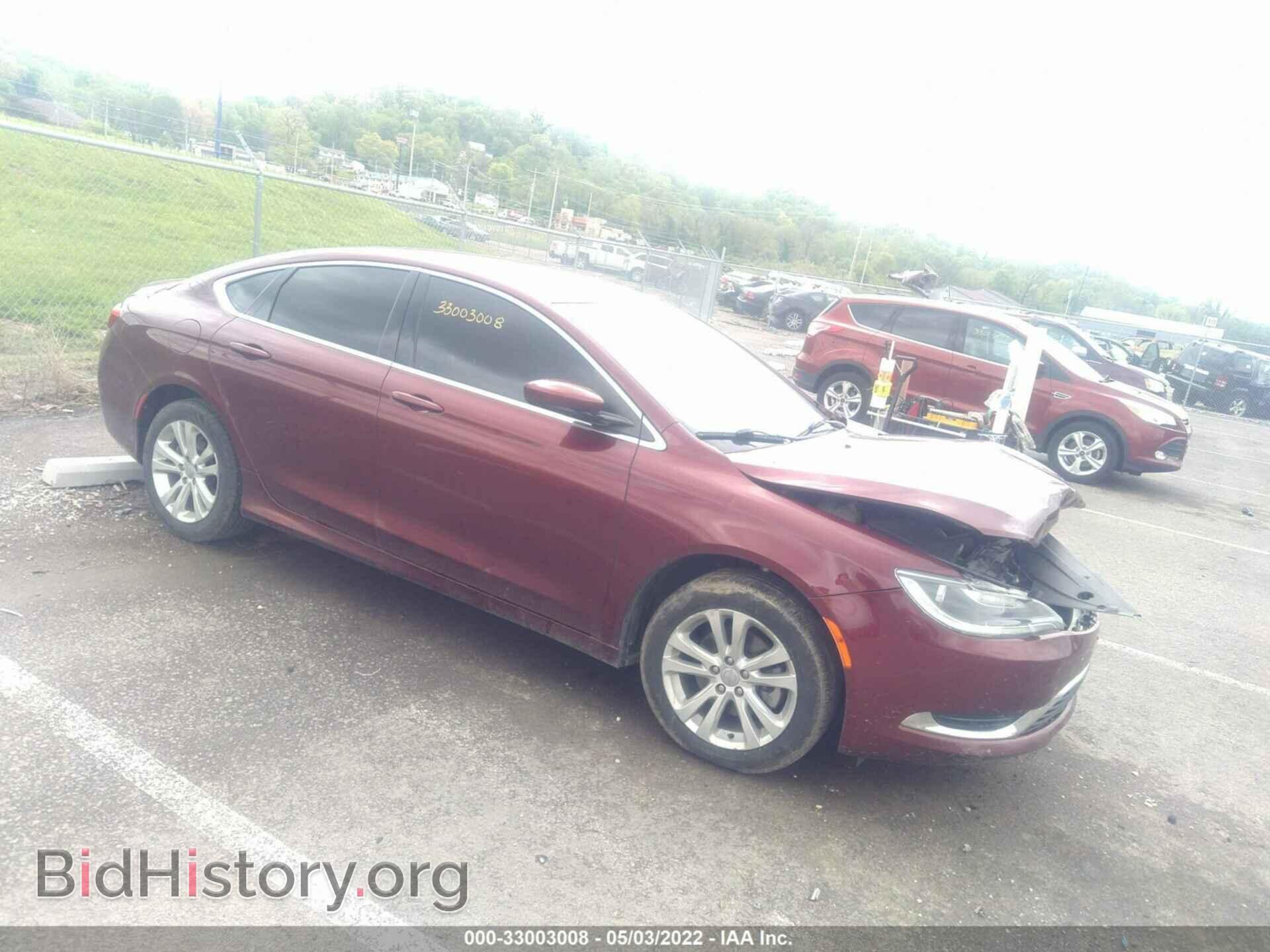 Фотография 1C3CCCAB2GN127789 - CHRYSLER 200 2016