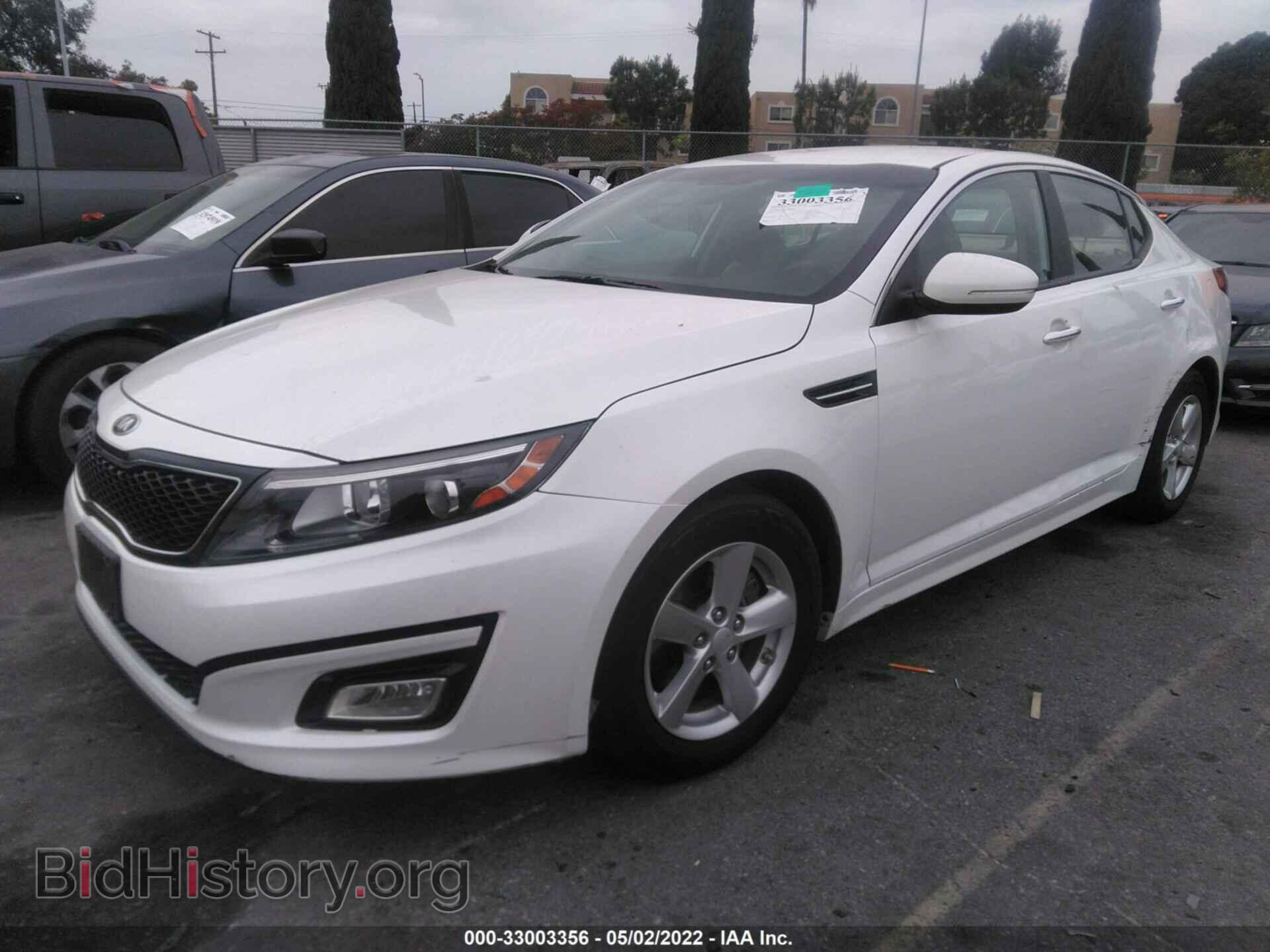 2015 KIA OPTIMA - VIN: KNAGM4A74F5663201 - Фото 2