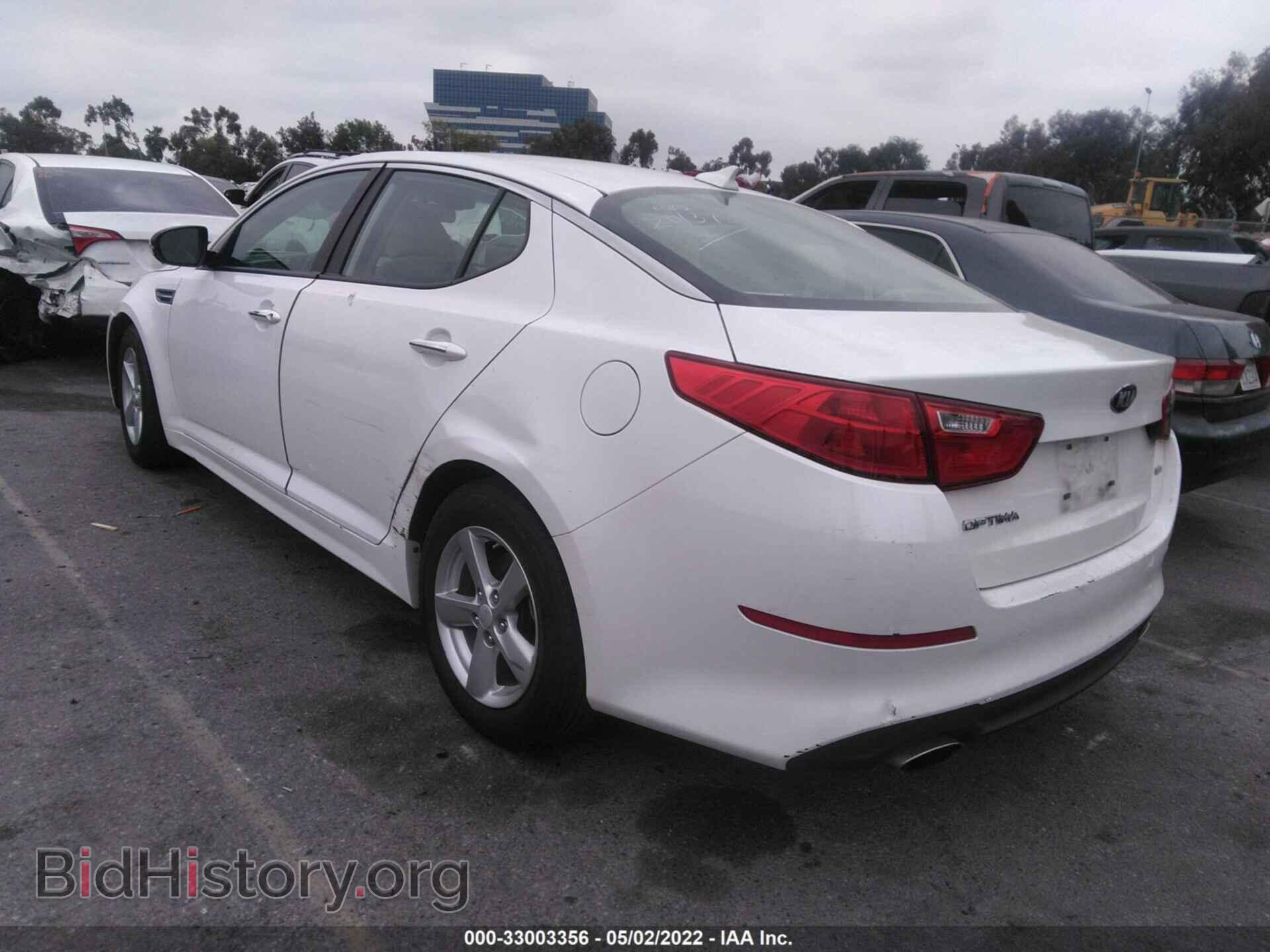 2015 KIA OPTIMA - VIN: KNAGM4A74F5663201 - Фото 3