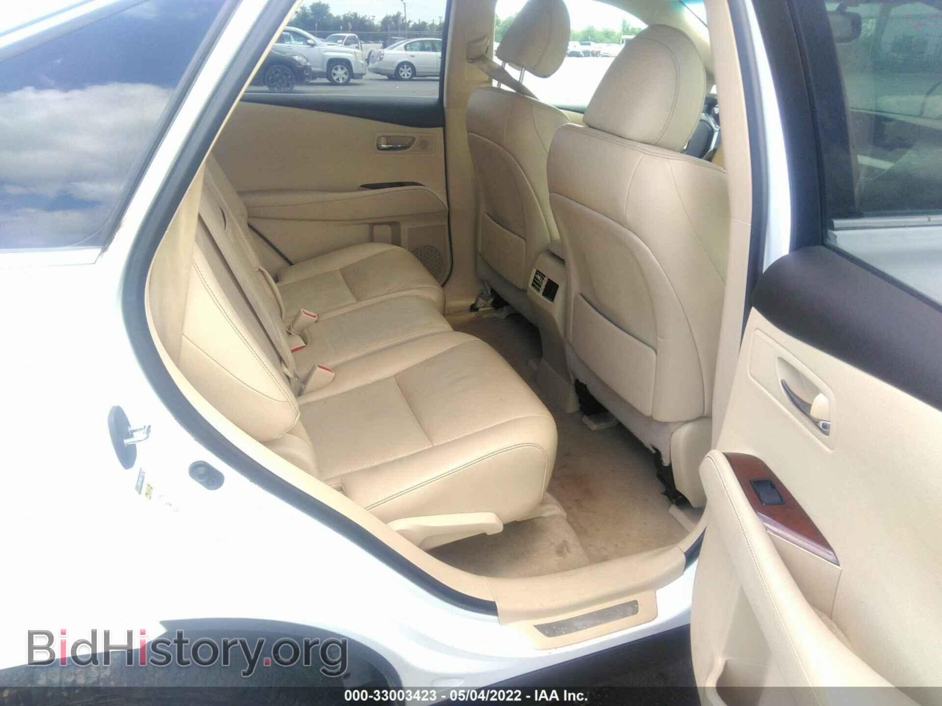 2014 LEXUS RX 350 - VIN: 2T2BK1BA6EC240256 - Фото 8