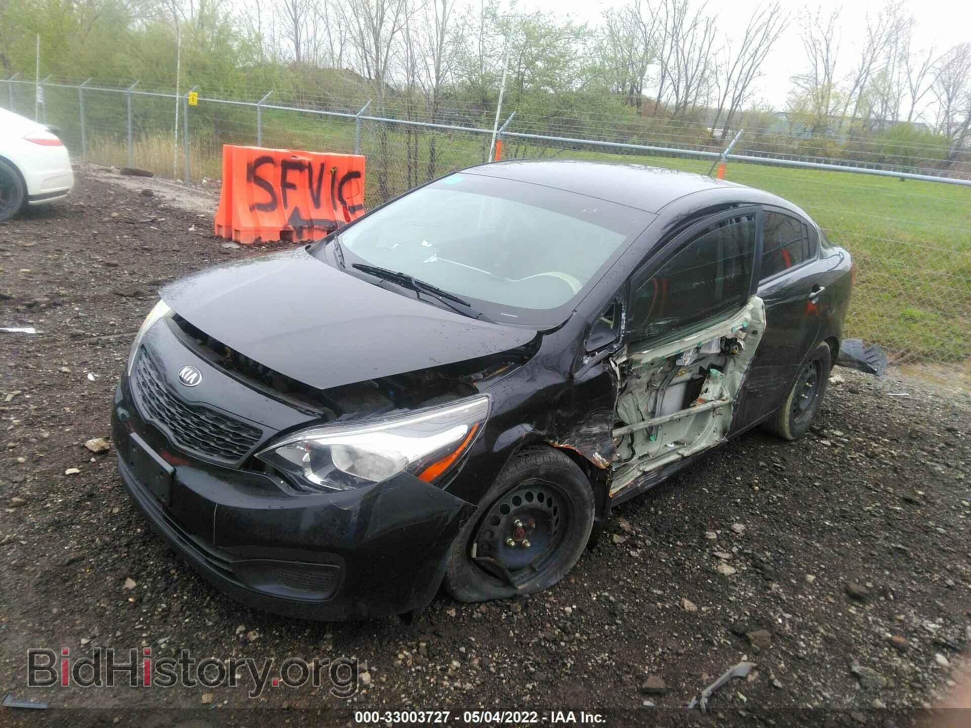 2013 KIA RIO - VIN: KNADM4A31D6308509 - Фото 2