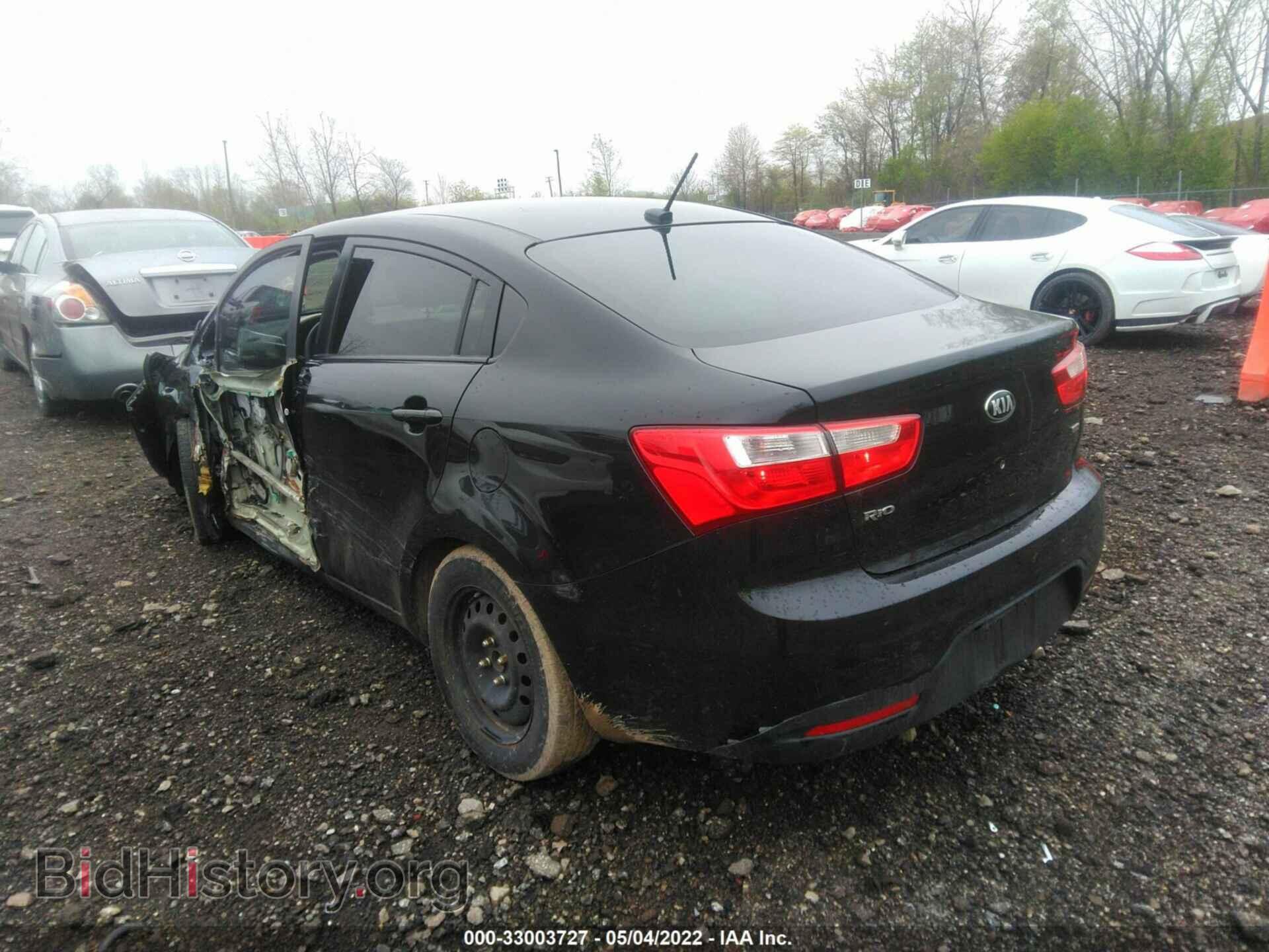 2013 KIA RIO - VIN: KNADM4A31D6308509 - Фото 3