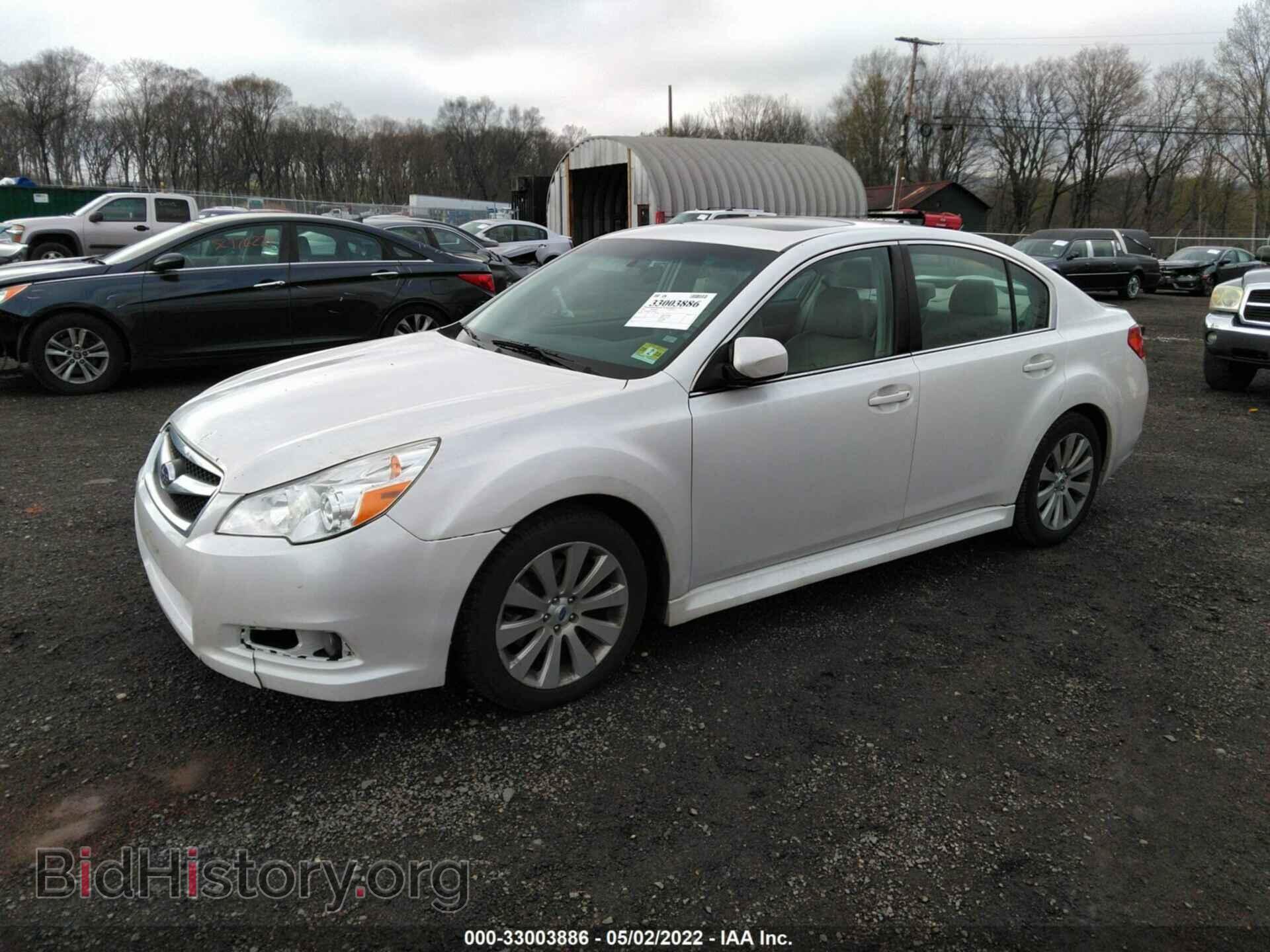 2012 SUBARU LEGACY - VIN: 4S3BMDK67C2023421 - Фото 2