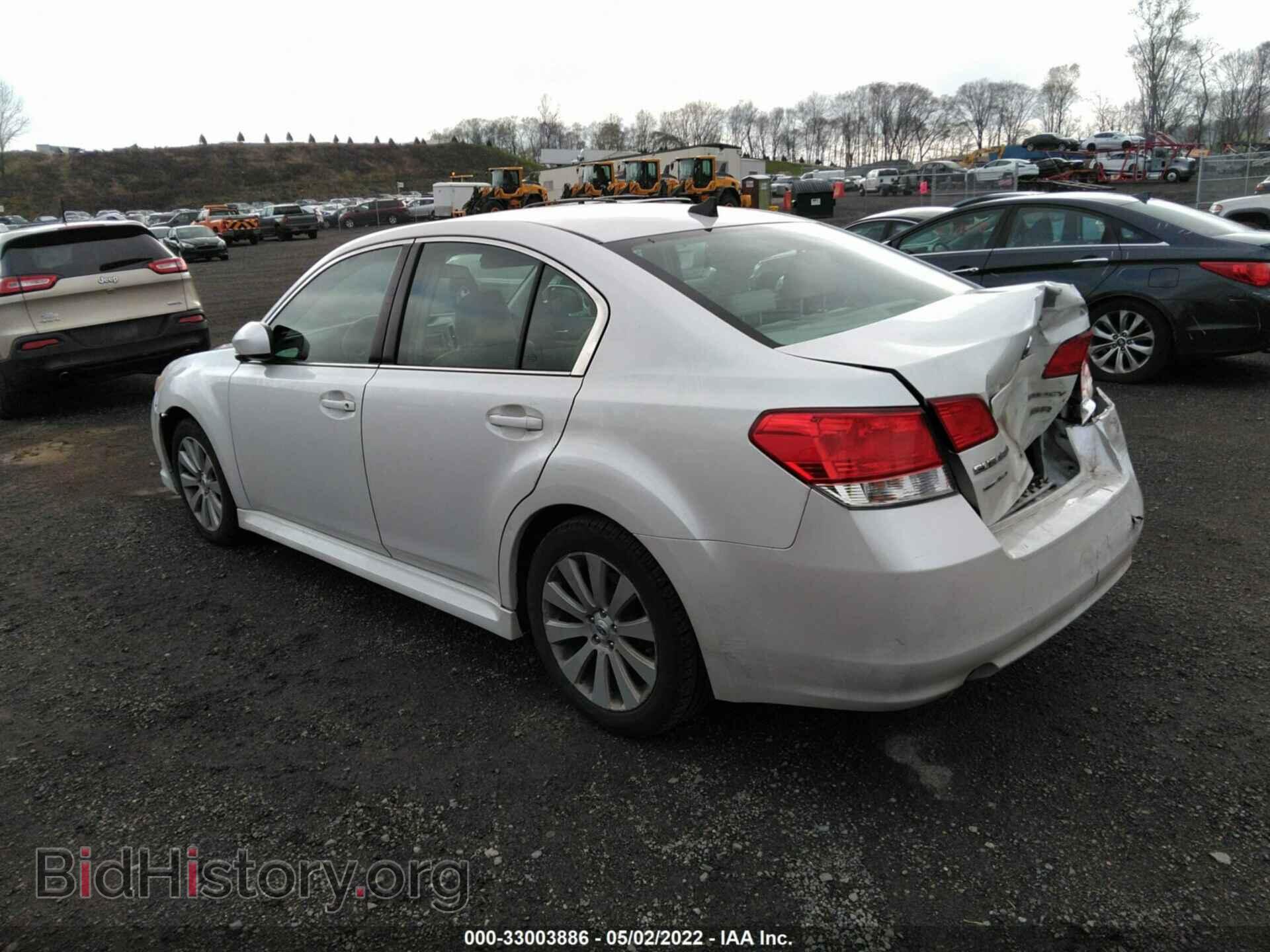 2012 SUBARU LEGACY - VIN: 4S3BMDK67C2023421 - Фото 3