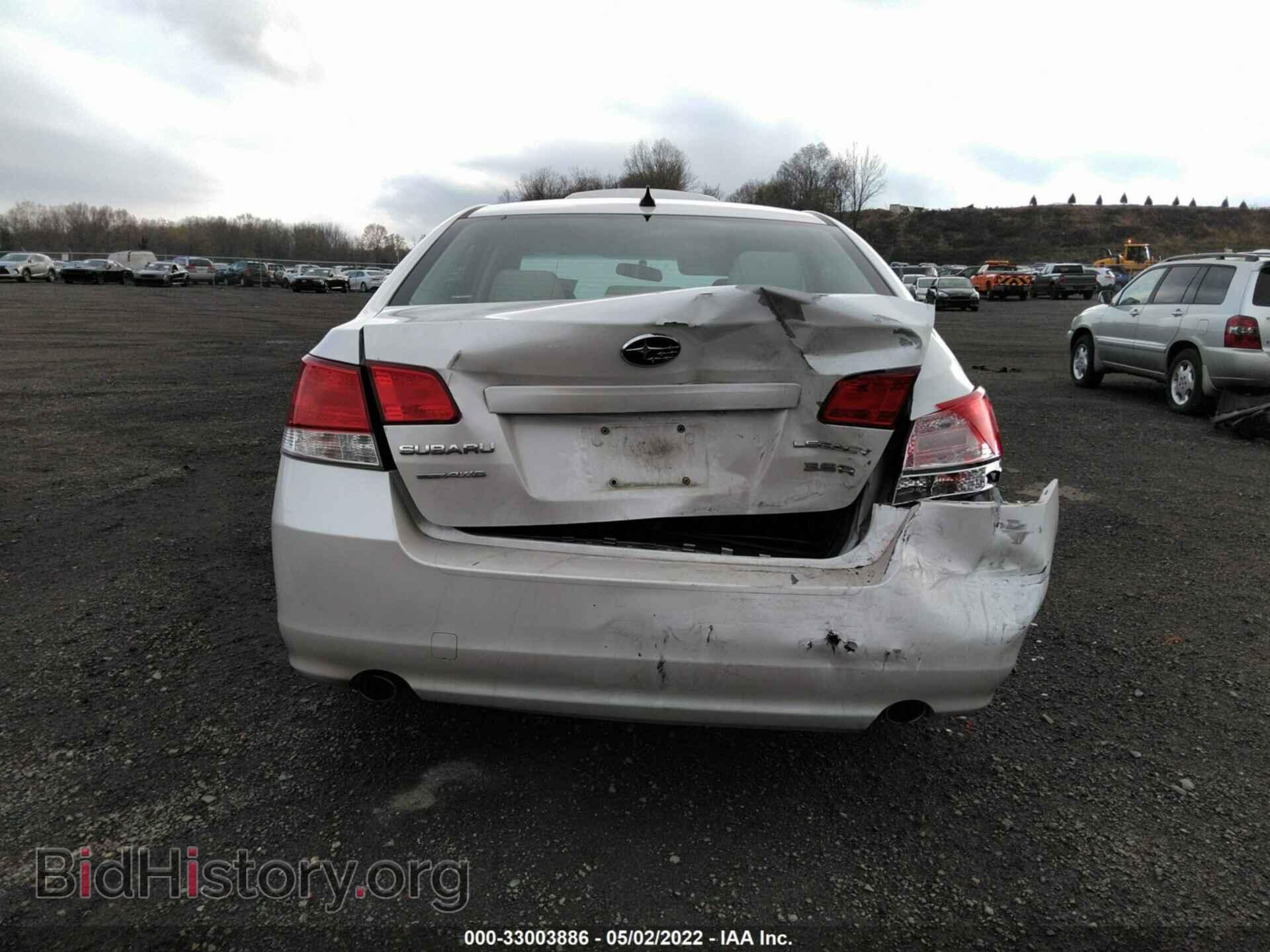 2012 SUBARU LEGACY - VIN: 4S3BMDK67C2023421 - Фото 6