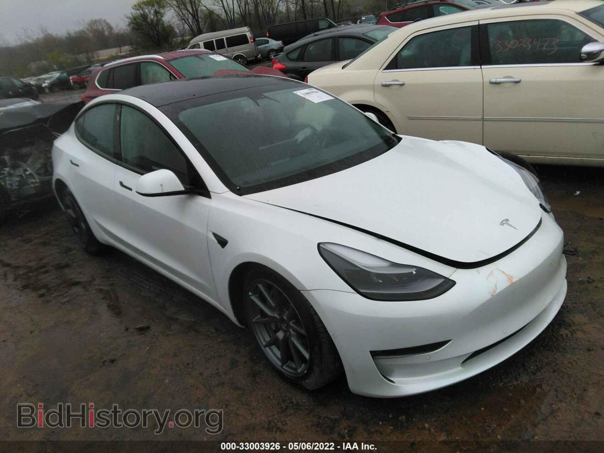 Photo 5YJ3E1EB8MF872366 - TESLA MODEL 3 2021