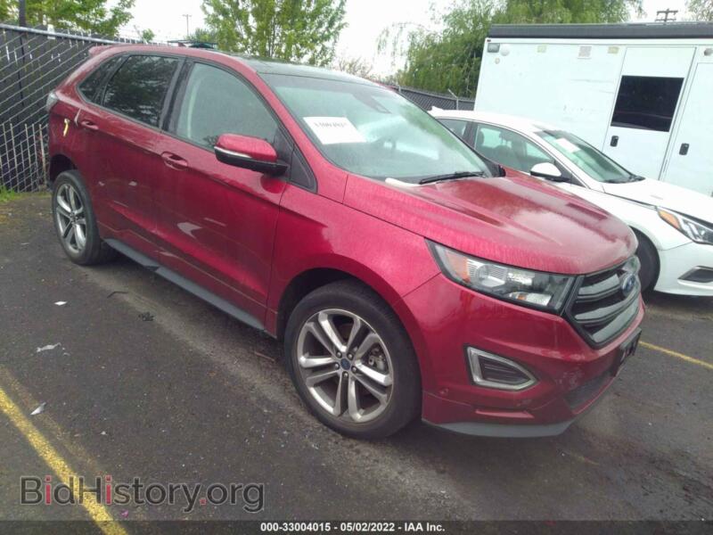 2016 Ford EDGE Sport (VIN 2FMPK4AP0GBC12199) — photo 1 of 12, IAAI, damage: rear