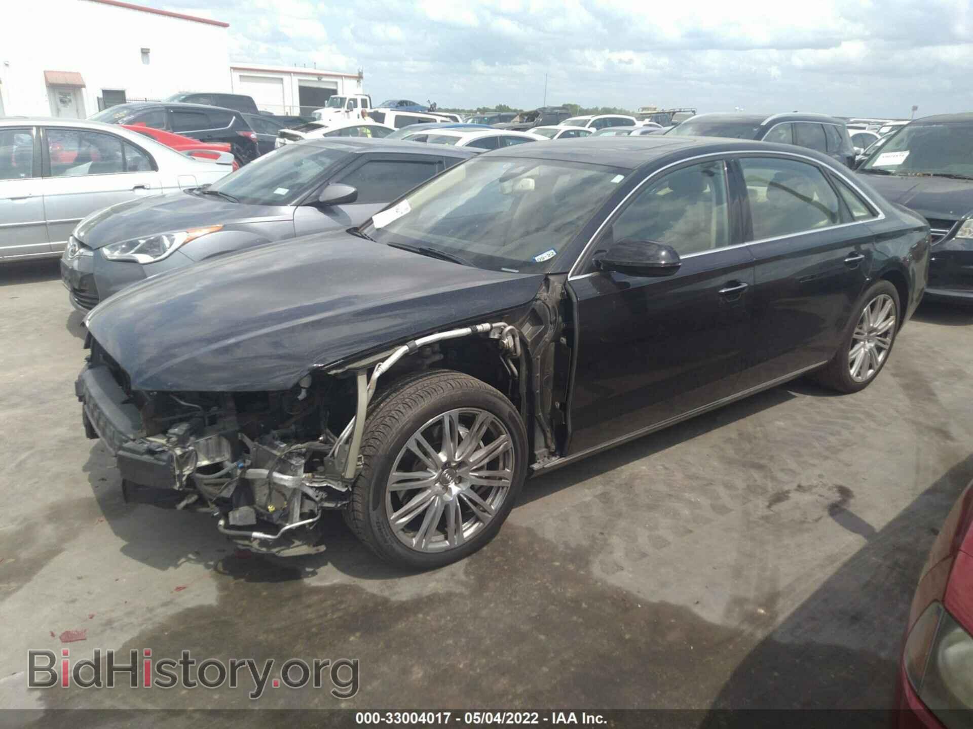 2013 AUDI A8 L - VIN: WAURGAFD2DN000929 - Фото 2