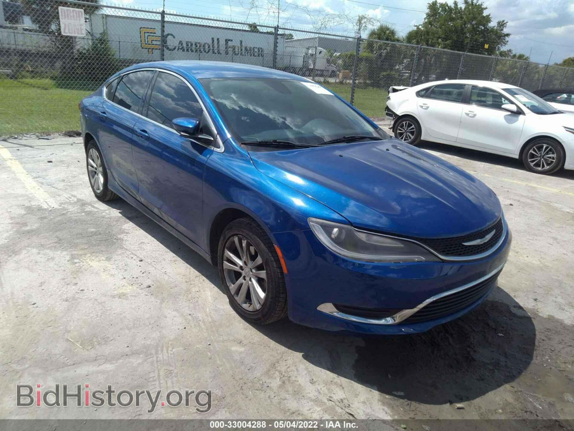 Фотография 1C3CCCAB9FN744282 - CHRYSLER 200 2015