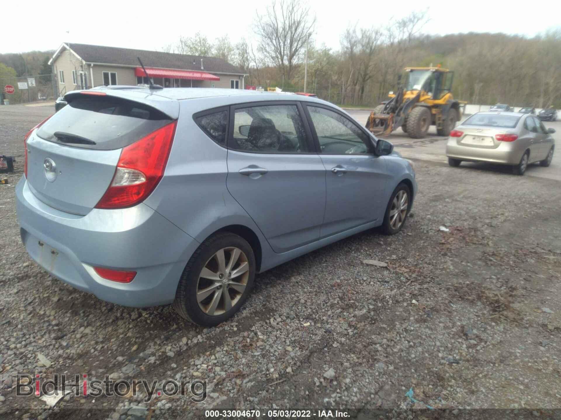 2012 HYUNDAI ACCENT - VIN: KMHCU5AE9CU012889 - Фото 4