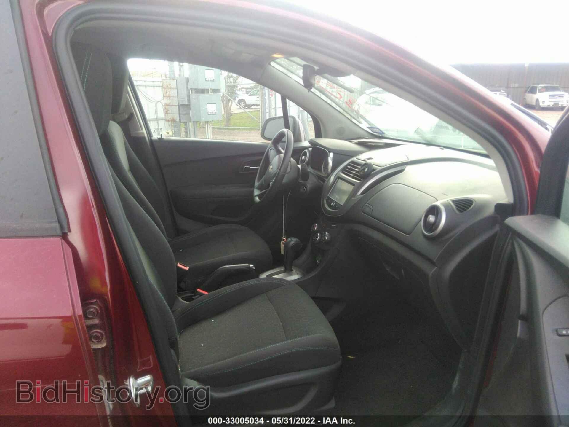 2016 CHEVROLET TRAX - VIN: 3GNCJKSB3GL142805 - Фото 5