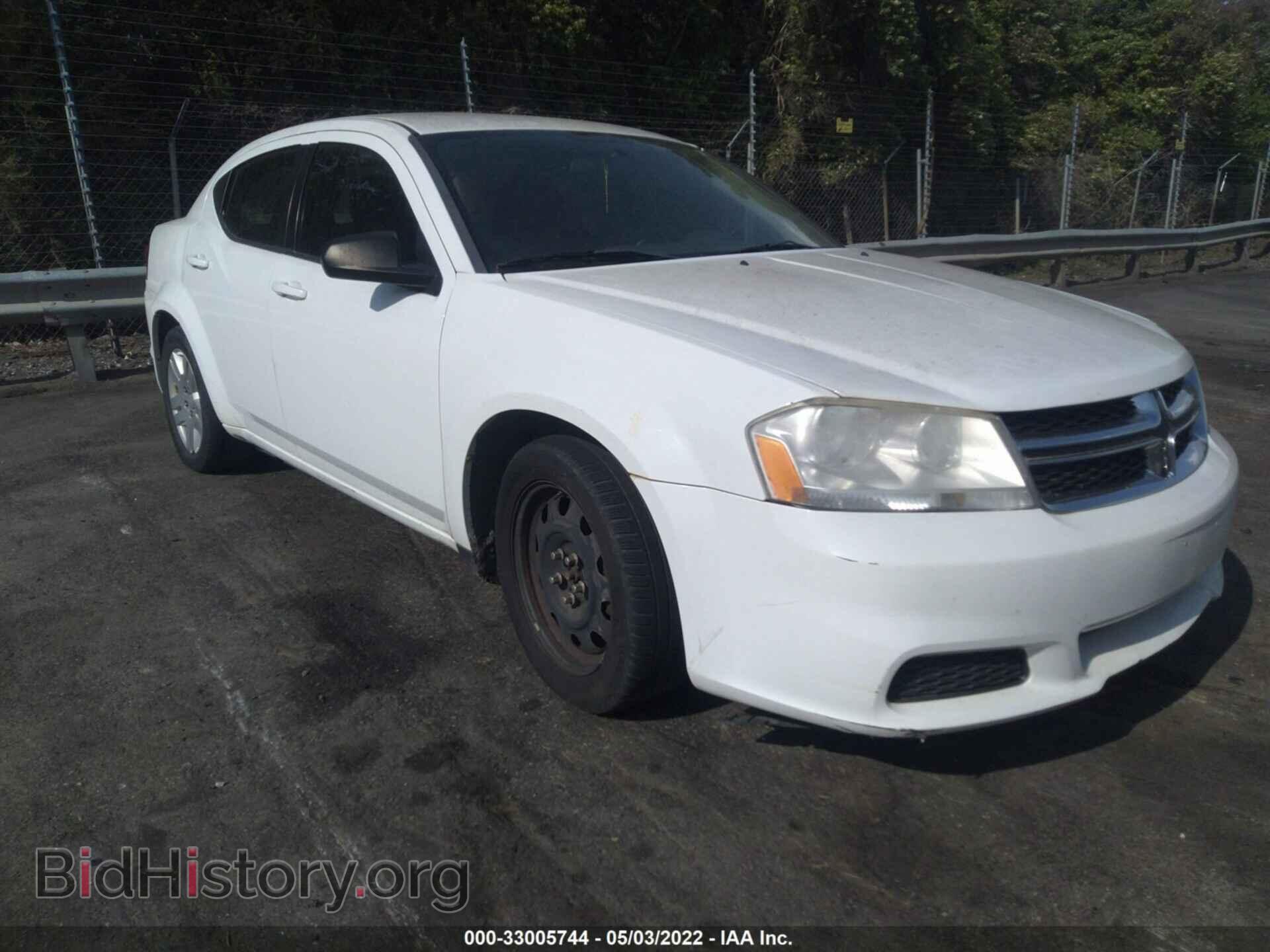 Photo 1C3CDZAB4CN128551 - DODGE AVENGER 2012