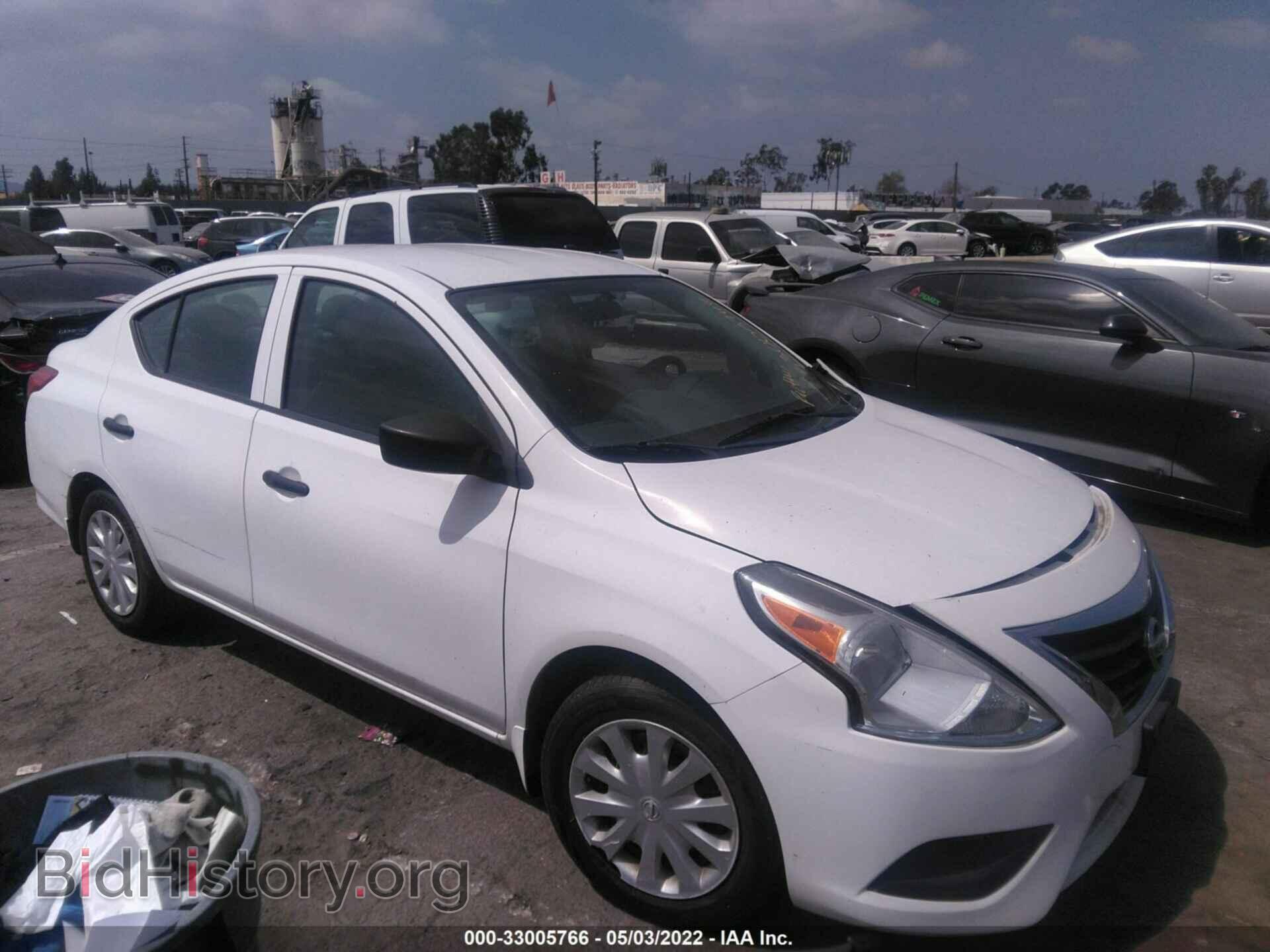 Фотография 3N1CN7AP8GL836626 - NISSAN VERSA 2016