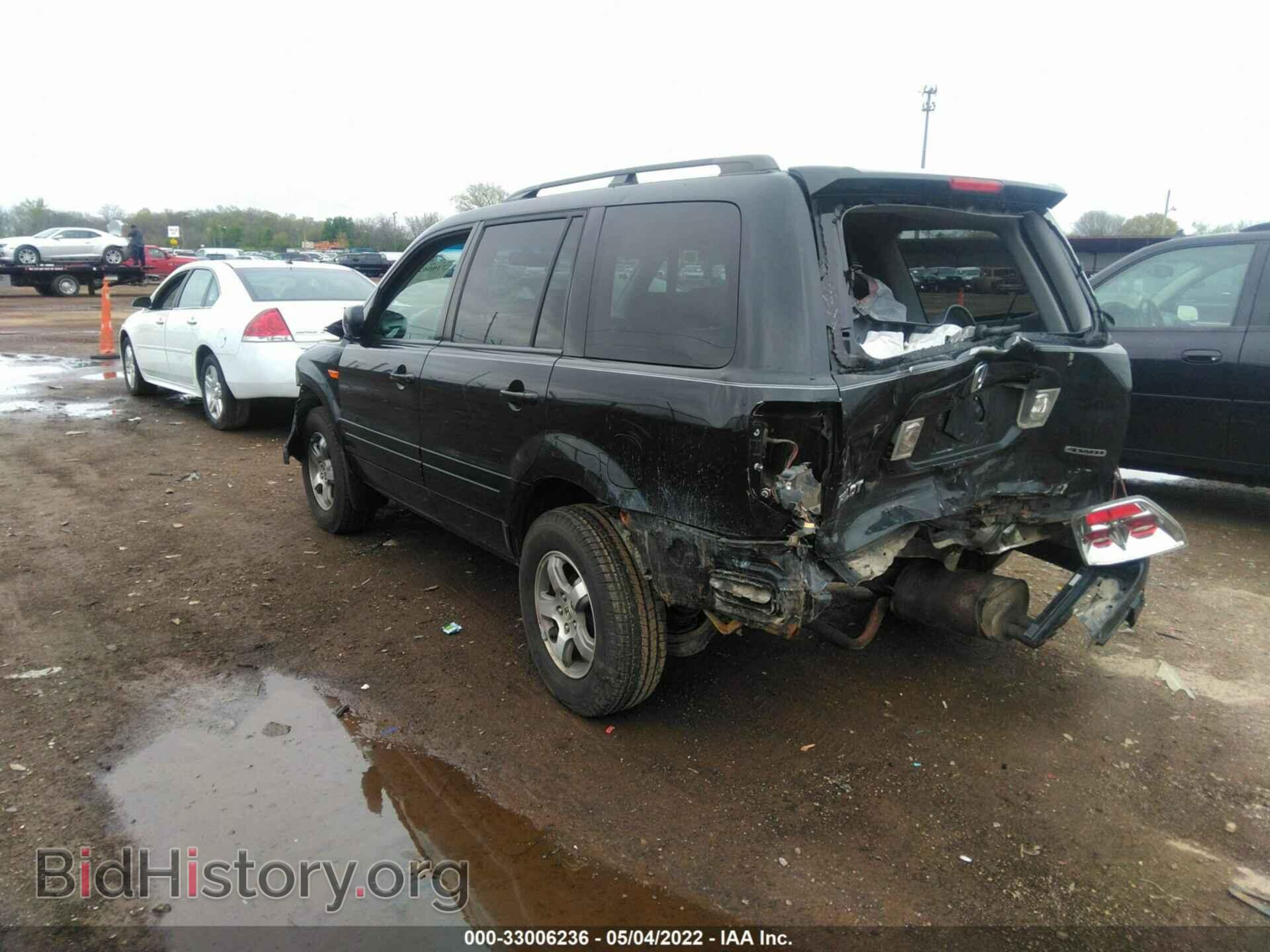 2006 HONDA PILOT - VIN: 2HKYF18666H511126 - Фото 3