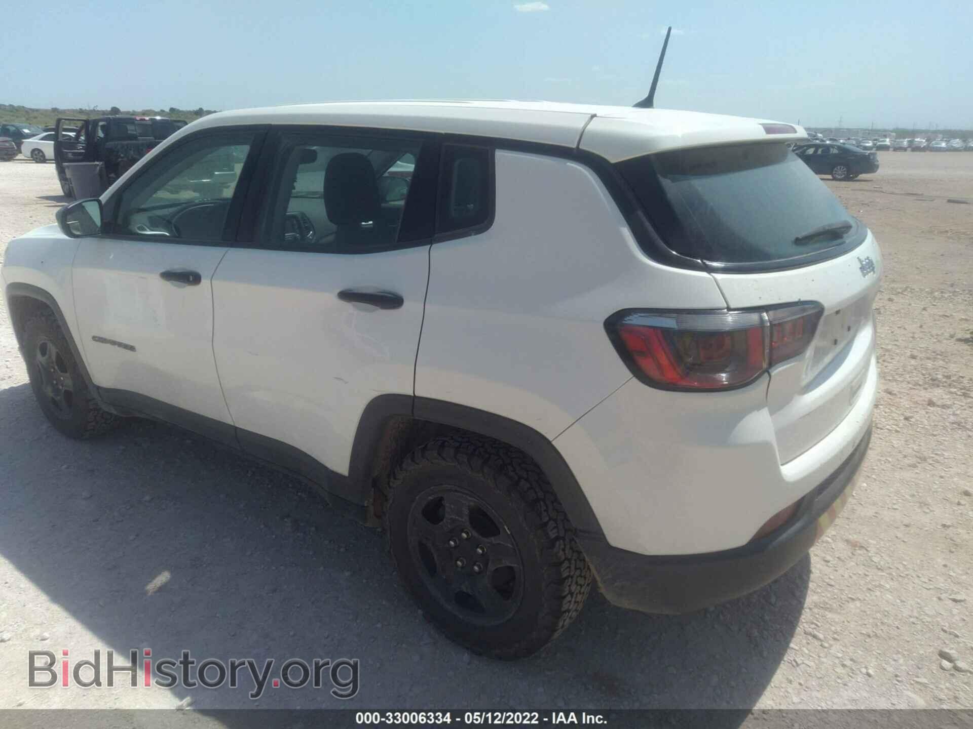 2018 JEEP COMPASS - VIN: 3C4NJCAB2JT326875 - Фото 3