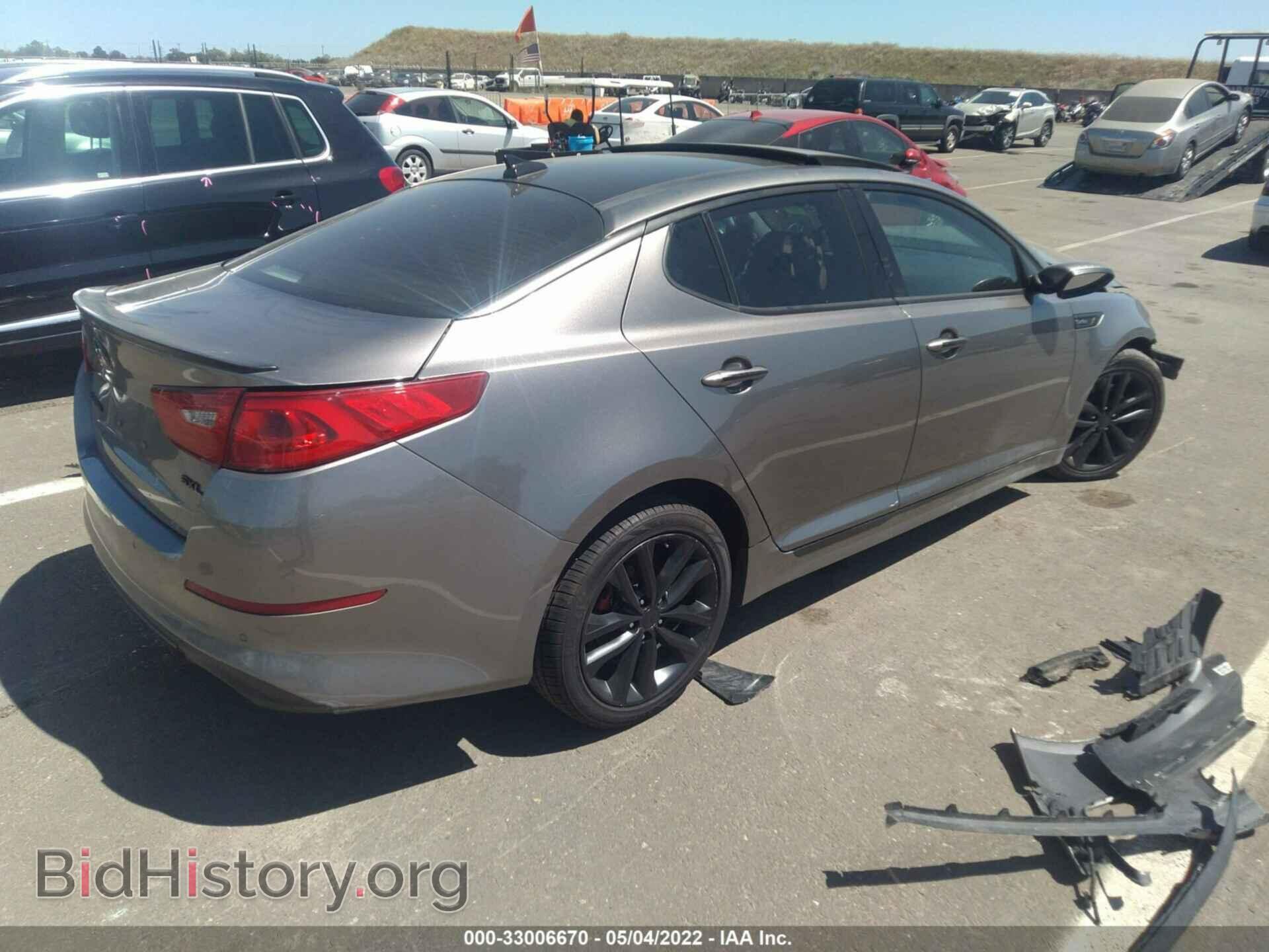 2015 KIA OPTIMA - VIN: 5XXGR4A65FG362430 - Фото 4