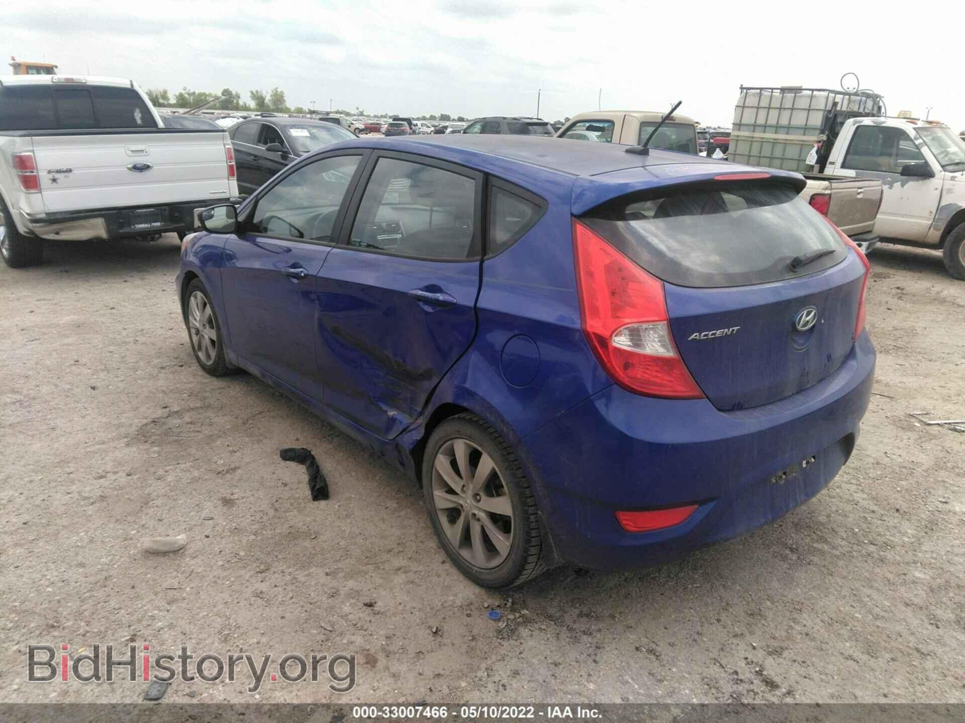 2014 HYUNDAI ACCENT - VIN: KMHCU5AE3EU142332 - Фото 3
