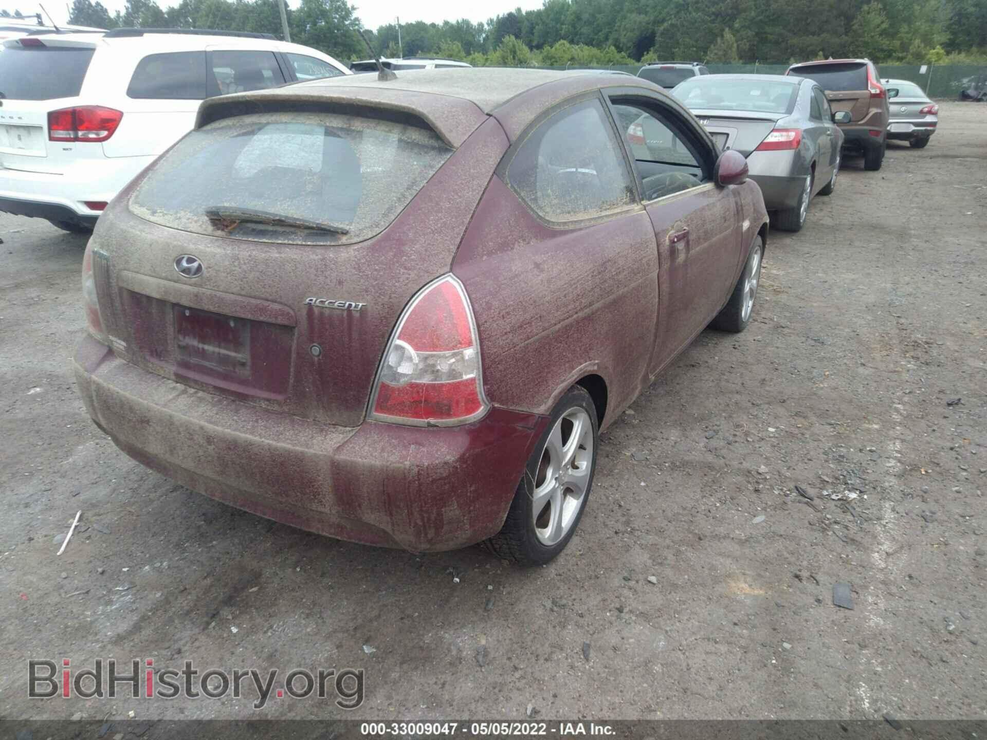 2007 HYUNDAI ACCENT - VIN: KMHCN36C07U043978 - Фото 4