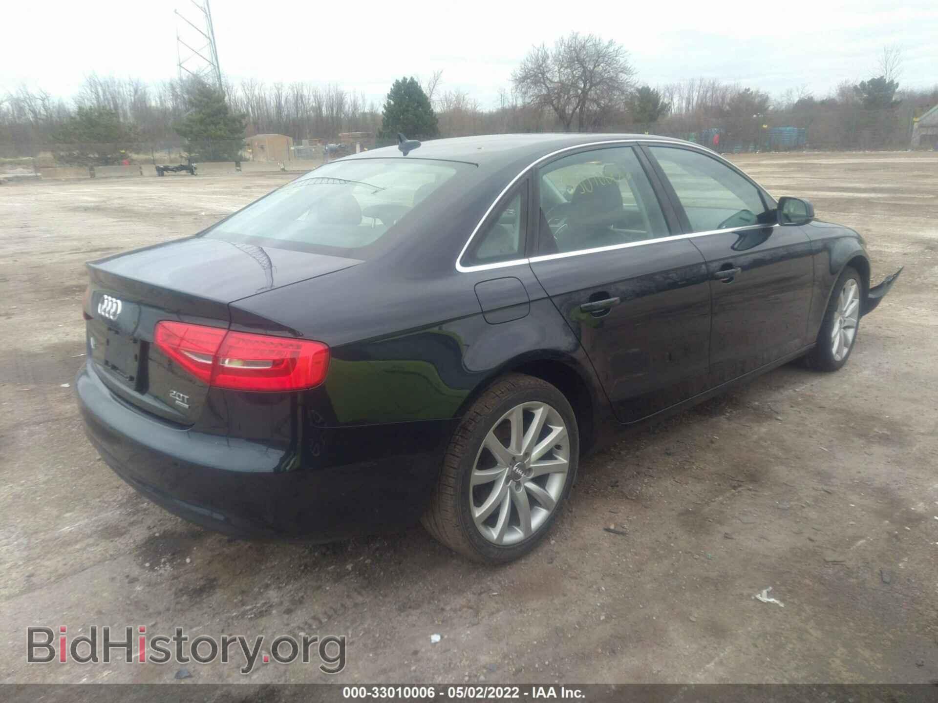 2013 AUDI A4 - VIN: WAUFFAFL3DN004663 - Фото 4