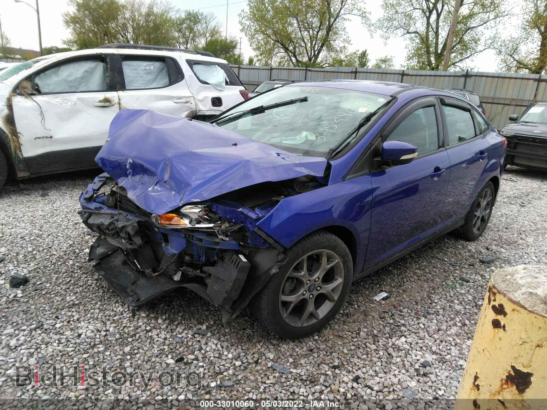 2013 FORD FOCUS - VIN: 1FADP3F20DL345496 - Фото 2