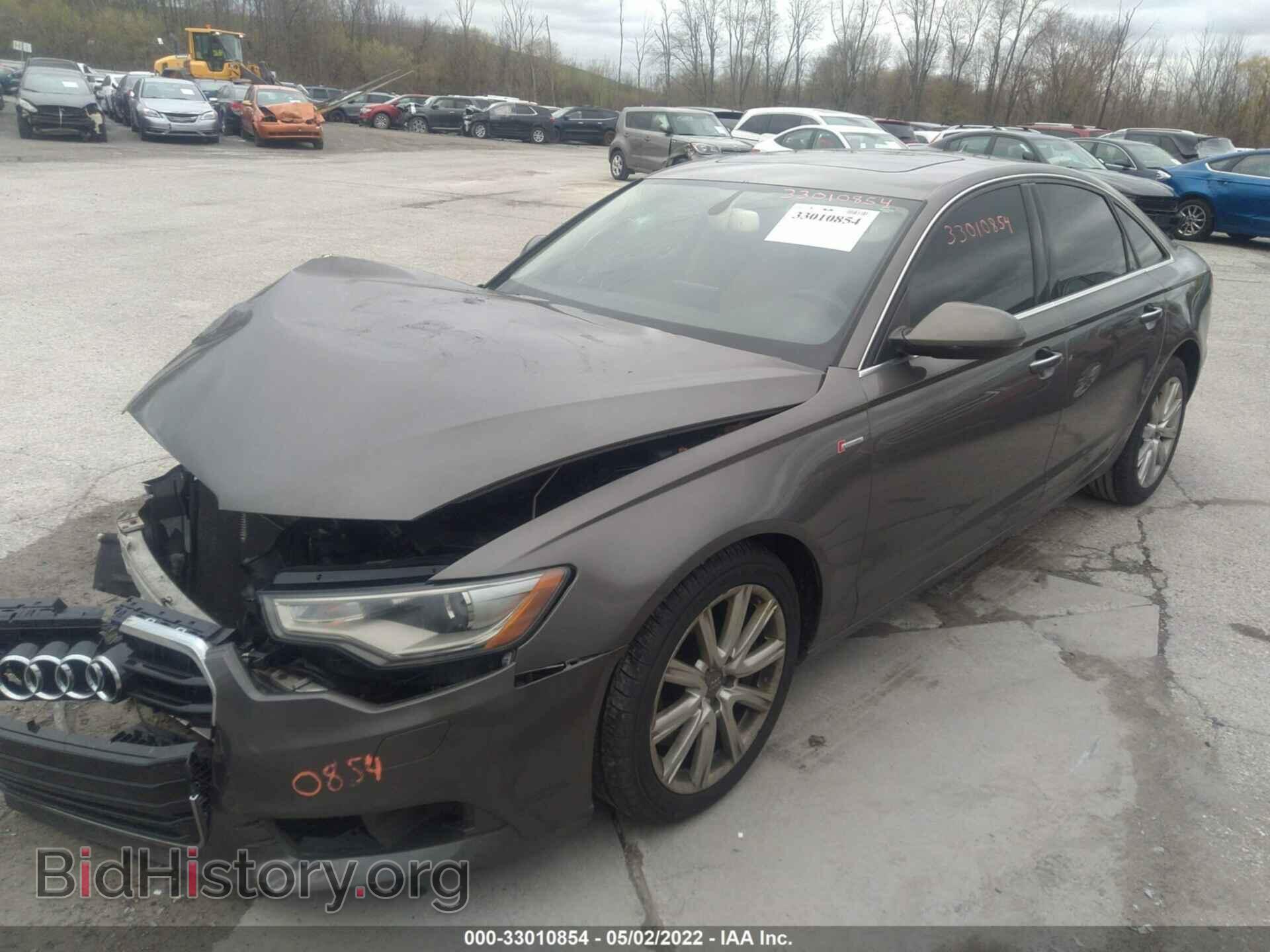 2013 AUDI A6 - VIN: WAUGGAFC8DN095141 - Фото 2