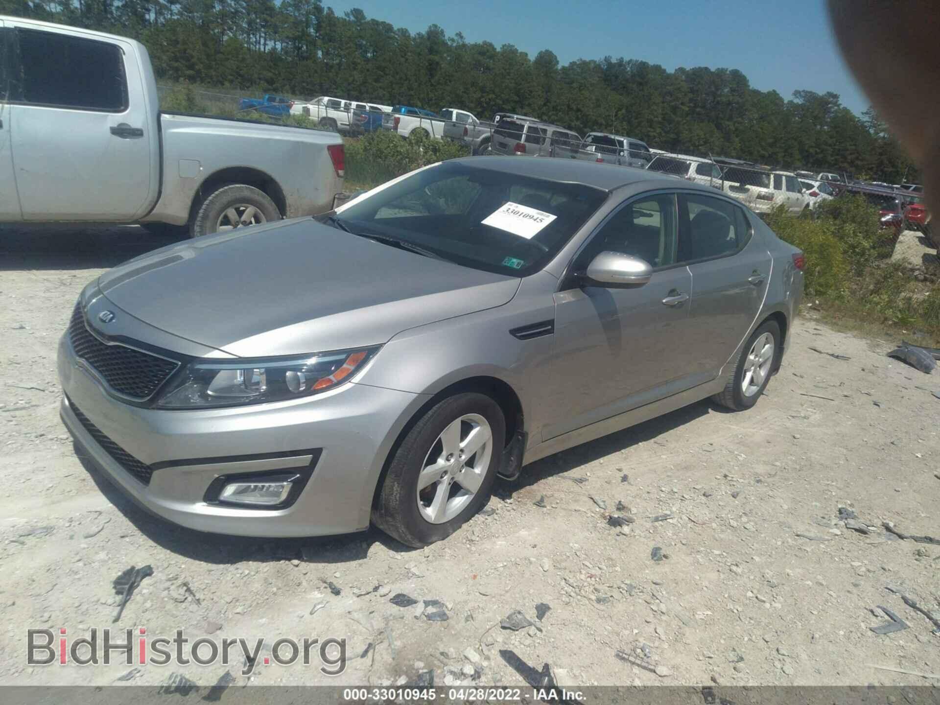2015 KIA OPTIMA - VIN: KNAGM4A74F5572512 - Фото 2