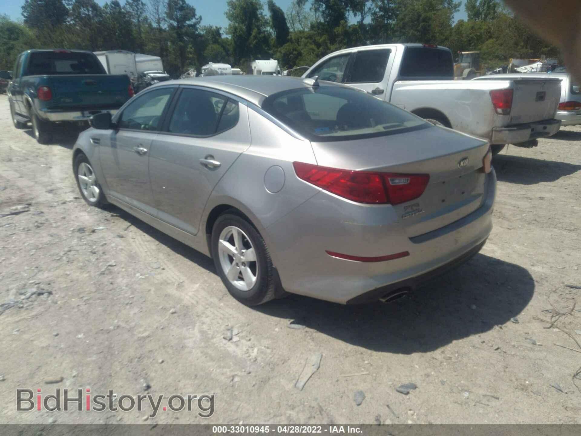 2015 KIA OPTIMA - VIN: KNAGM4A74F5572512 - Фото 3