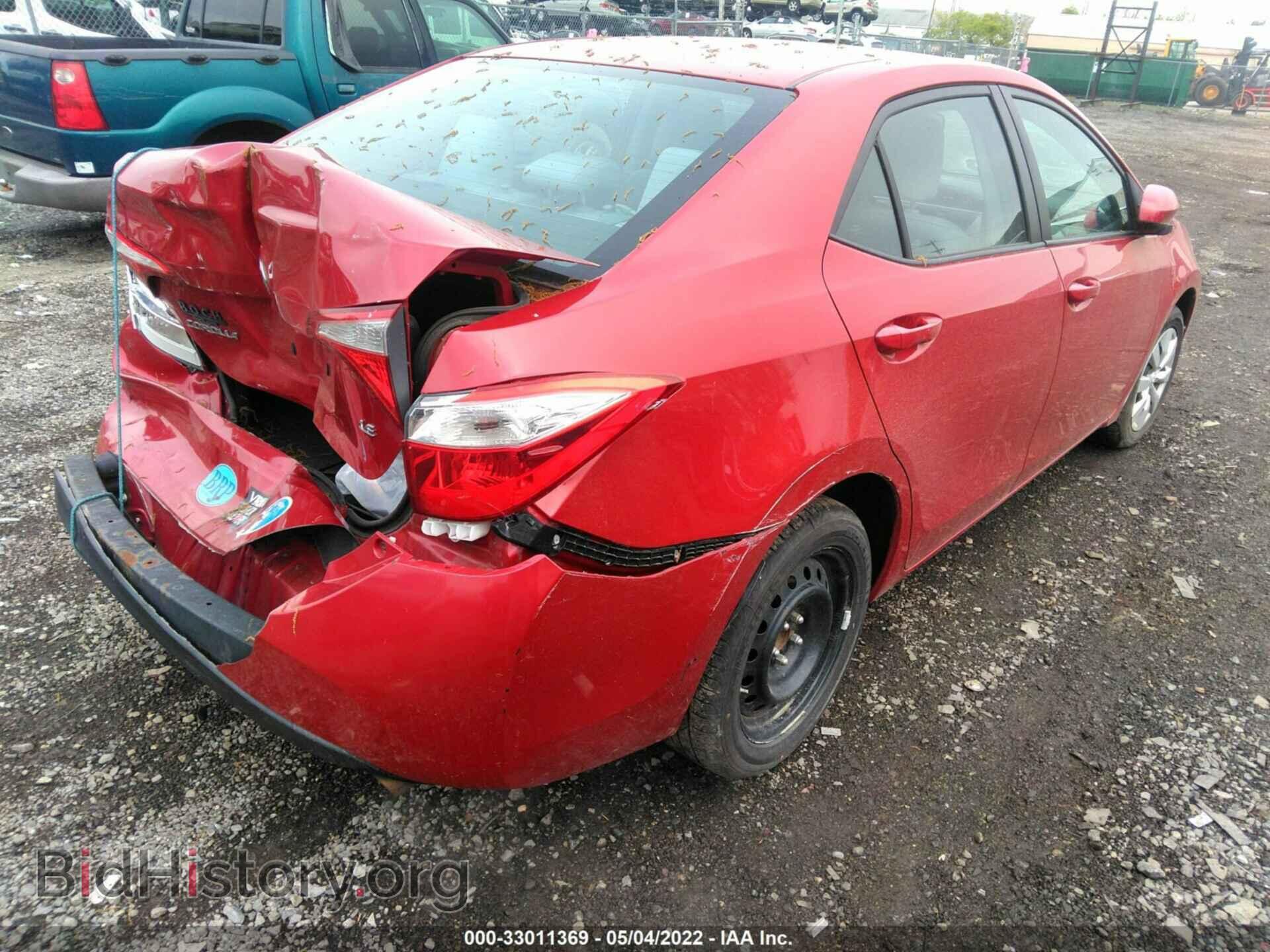 2014 TOYOTA COROLLA - VIN: 2T1BURHE0EC107872 - Фото 4