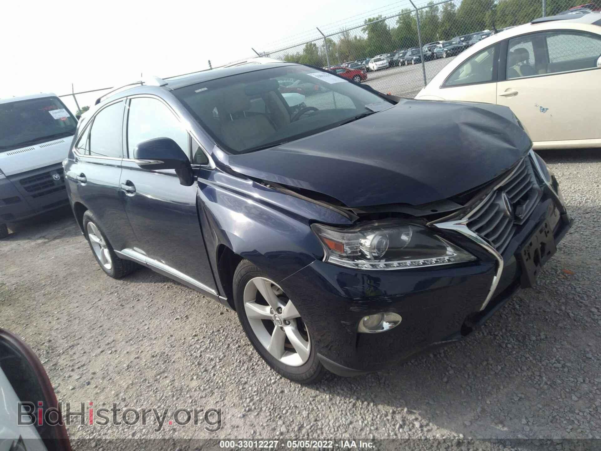 Фотография JTJBK1BA6E2036704 - LEXUS RX 350 2014