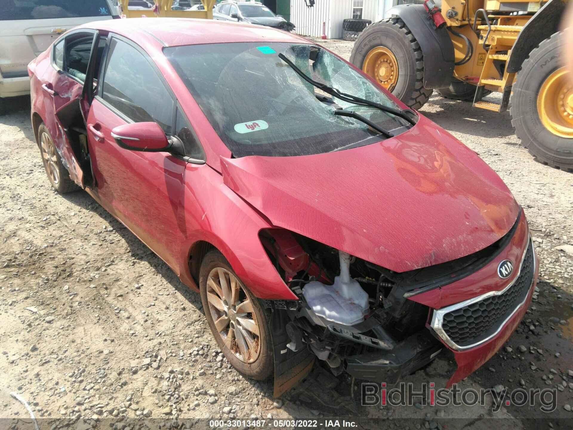 Photo KNAFX4A69G5567012 - KIA FORTE 2016