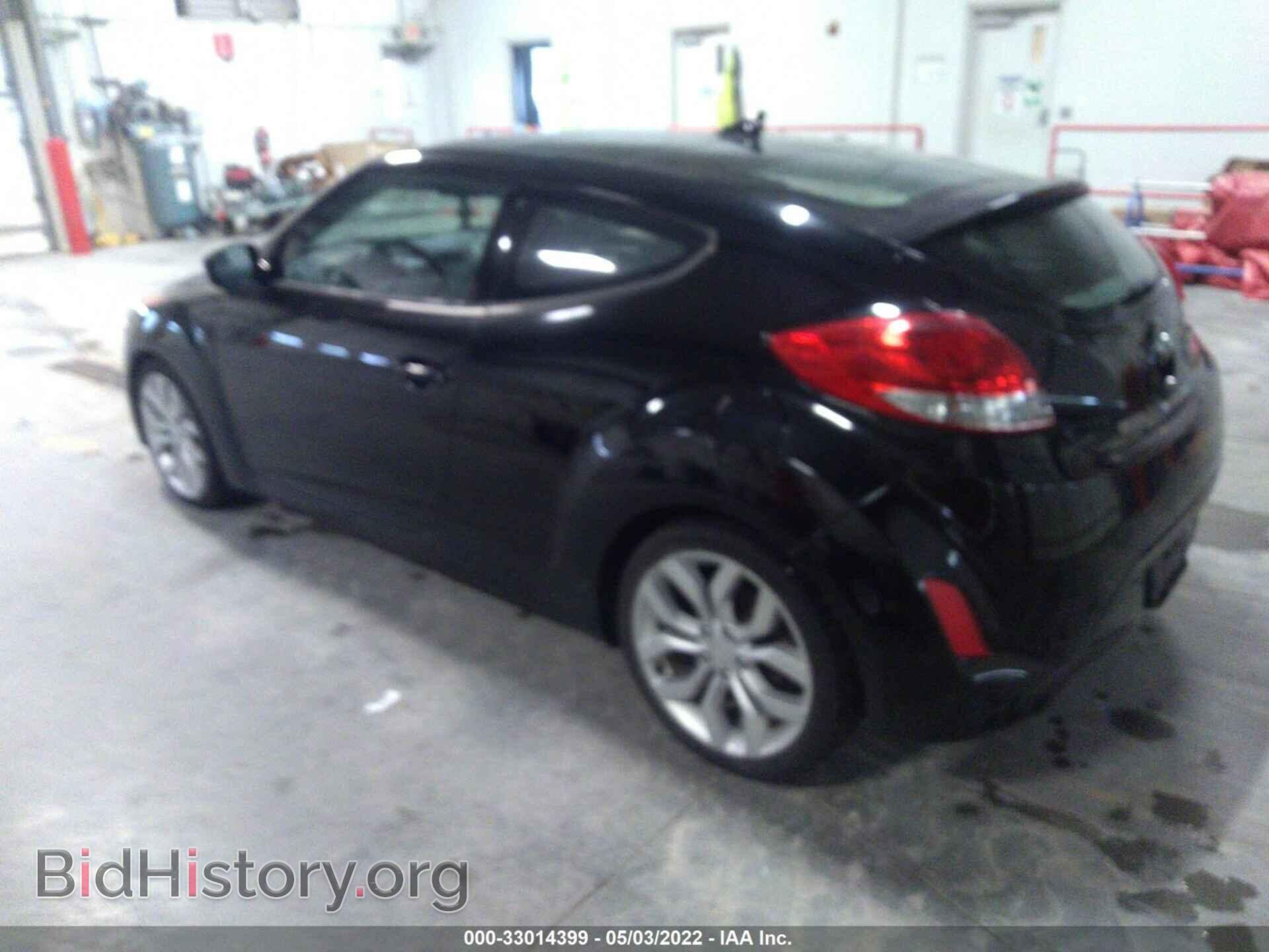 2012 HYUNDAI VELOSTER - VIN: KMHTC6AD2CU044793 - Фото 3