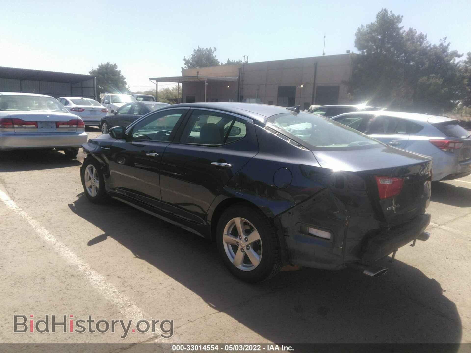2015 KIA OPTIMA - VIN: KNAGM4A79F5544883 - Photo 3