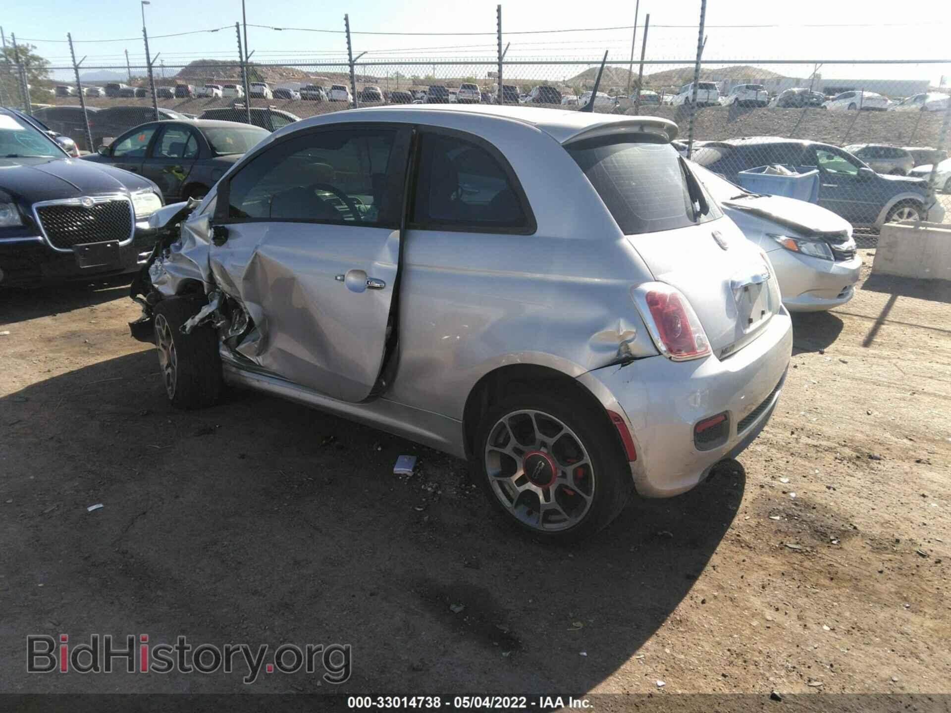 2012 FIAT 500 - VIN: 3C3CFFBR9CT116285 - Фото 3