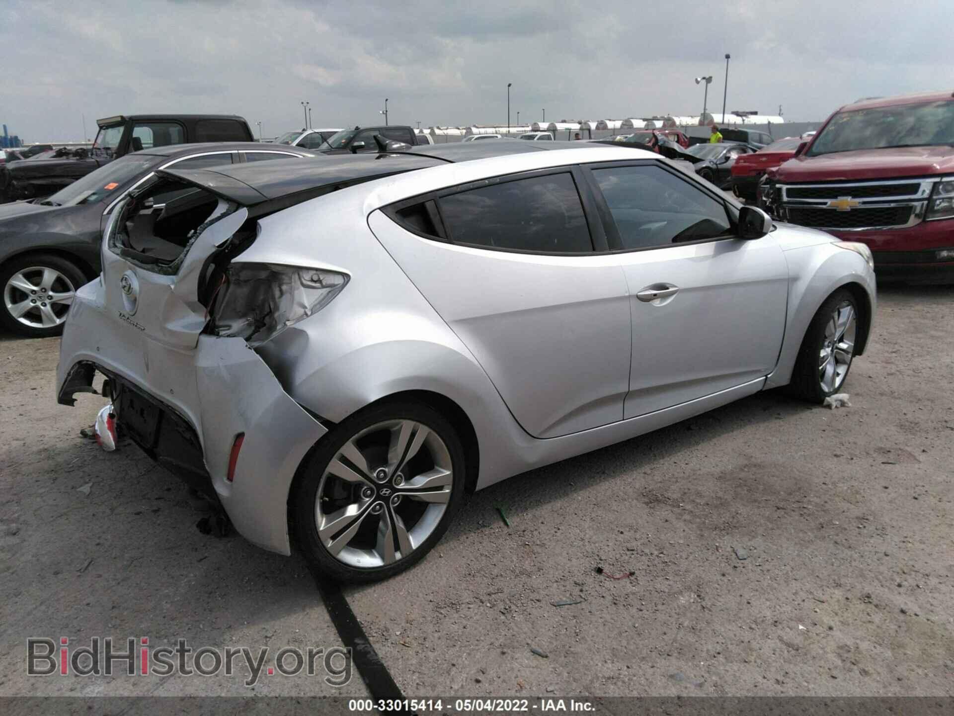 2012 HYUNDAI VELOSTER - VIN: KMHTC6AD7CU079474 - Фото 4