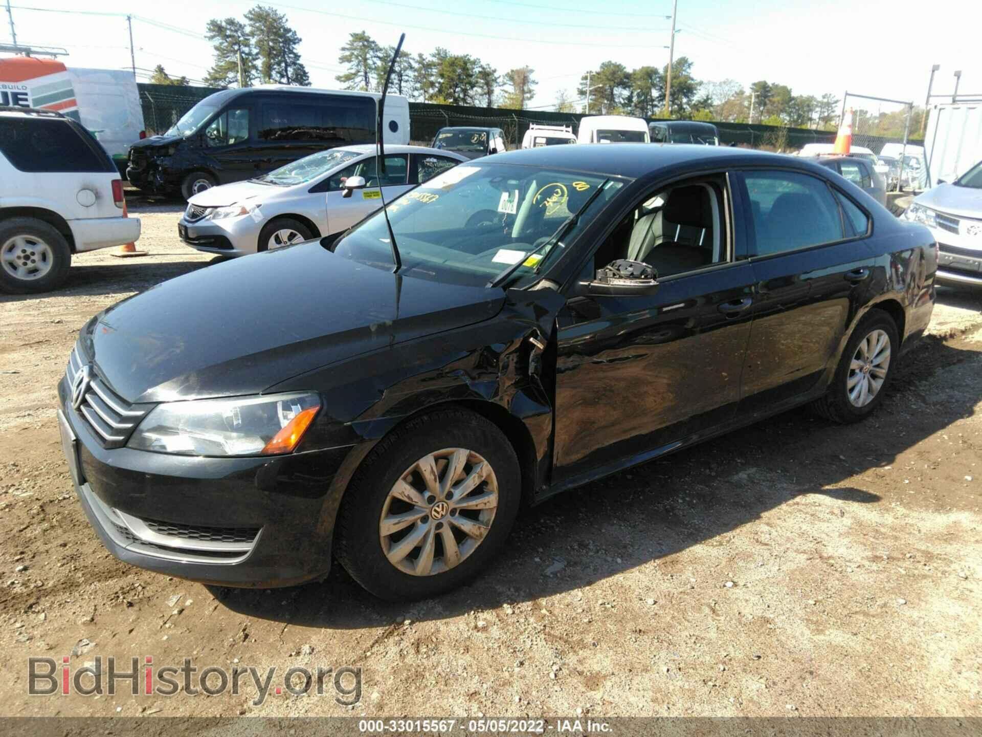 2014 VOLKSWAGEN PASSAT - VIN: 1VWAT7A3XEC104804 - Фото 2