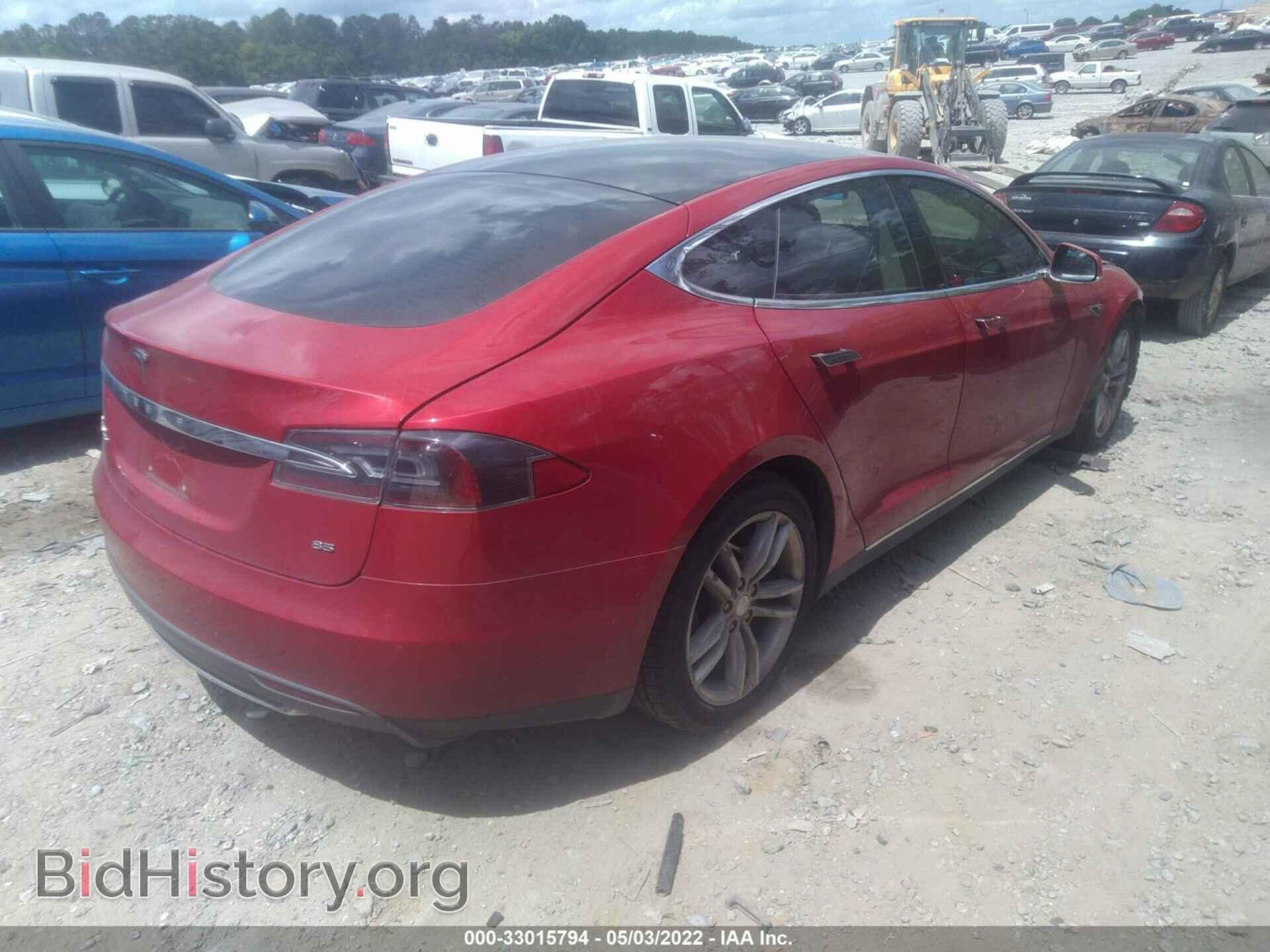 2014 TESLA MODEL S - VIN: 5YJSA1H14EFP61650 - Фото 4