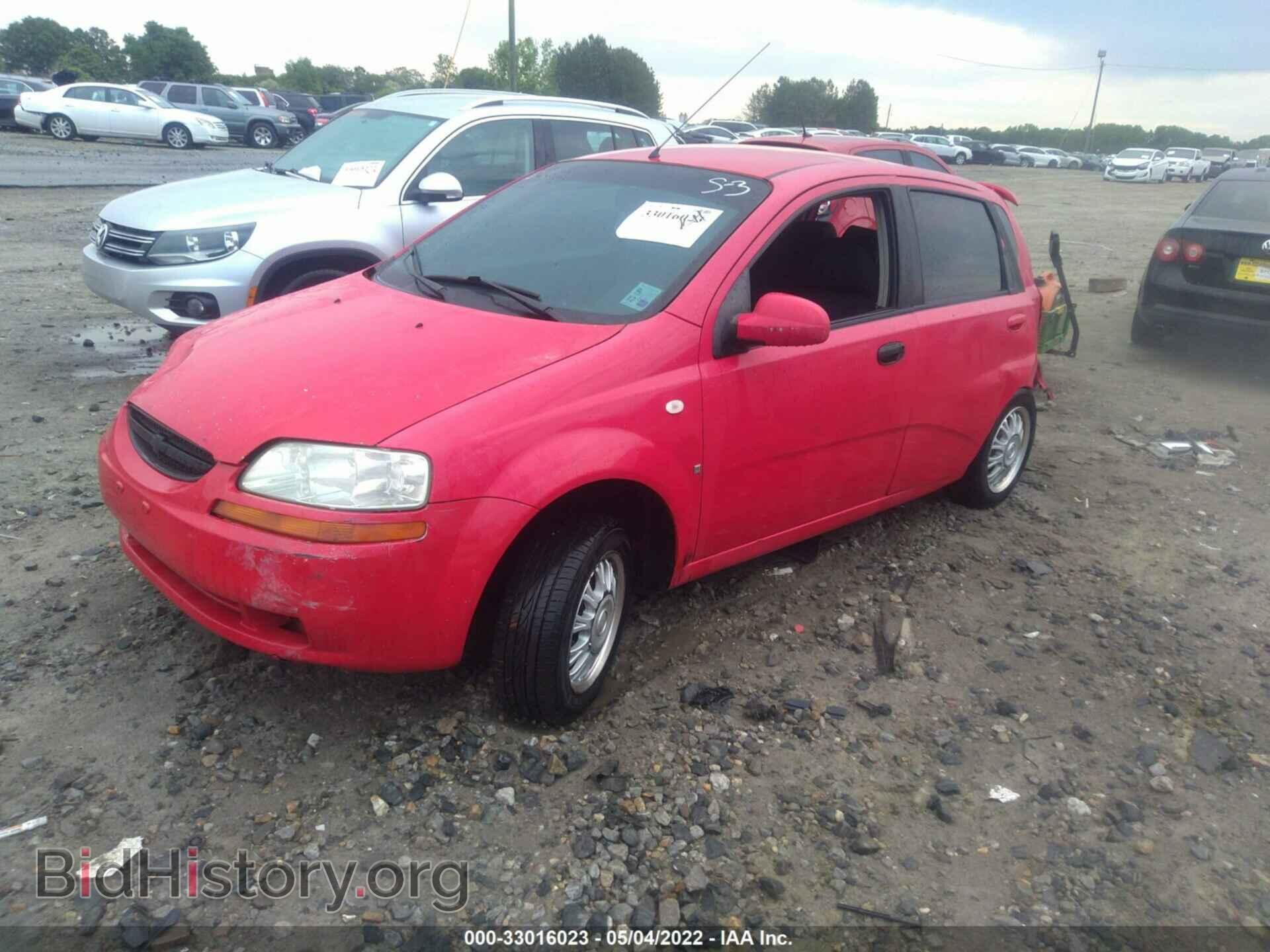 2007 CHEVROLET AVEO - VIN: KL1TD66697B723576 - Фото 2