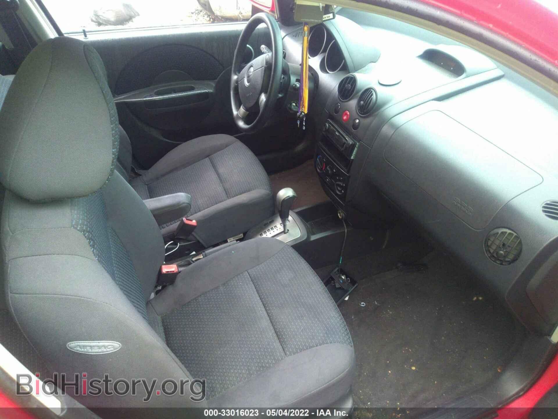 2007 CHEVROLET AVEO - VIN: KL1TD66697B723576 - Фото 5