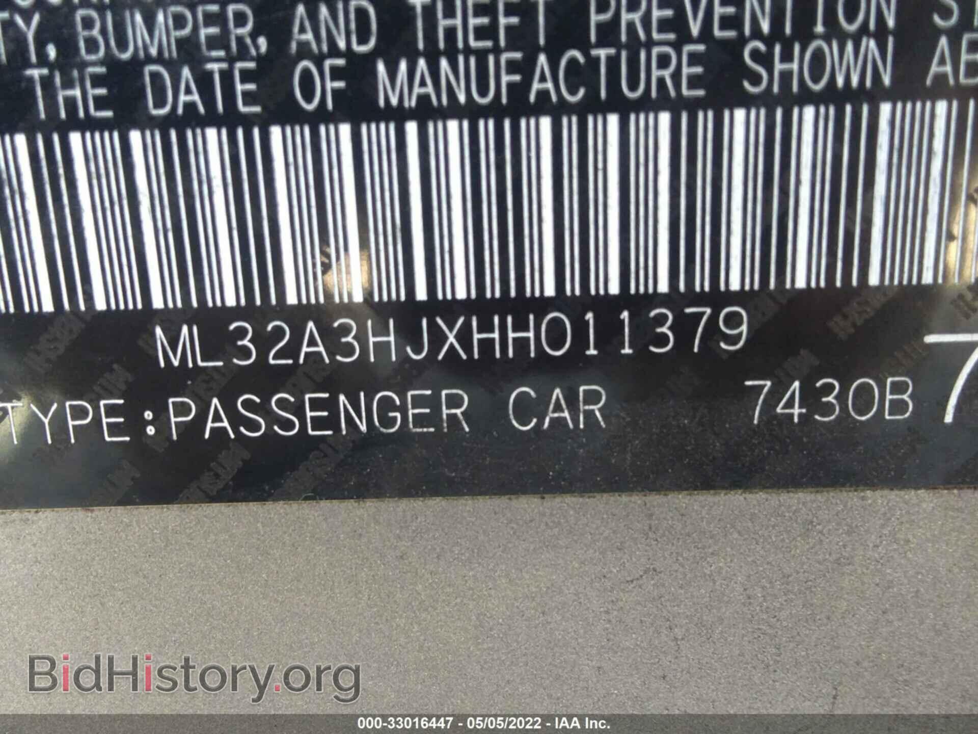 2017 MITSUBISHI MIRAGE - VIN: ML32A3HJXHH011379 - Фото 9