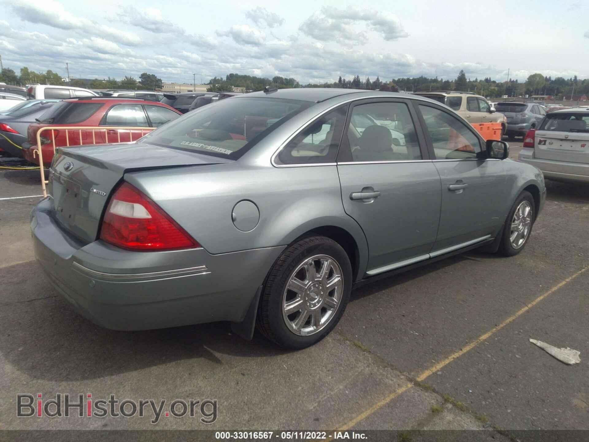 2007 FORD FIVE HUNDRED - VIN: 1FAHP28187G156477 - Фото 4