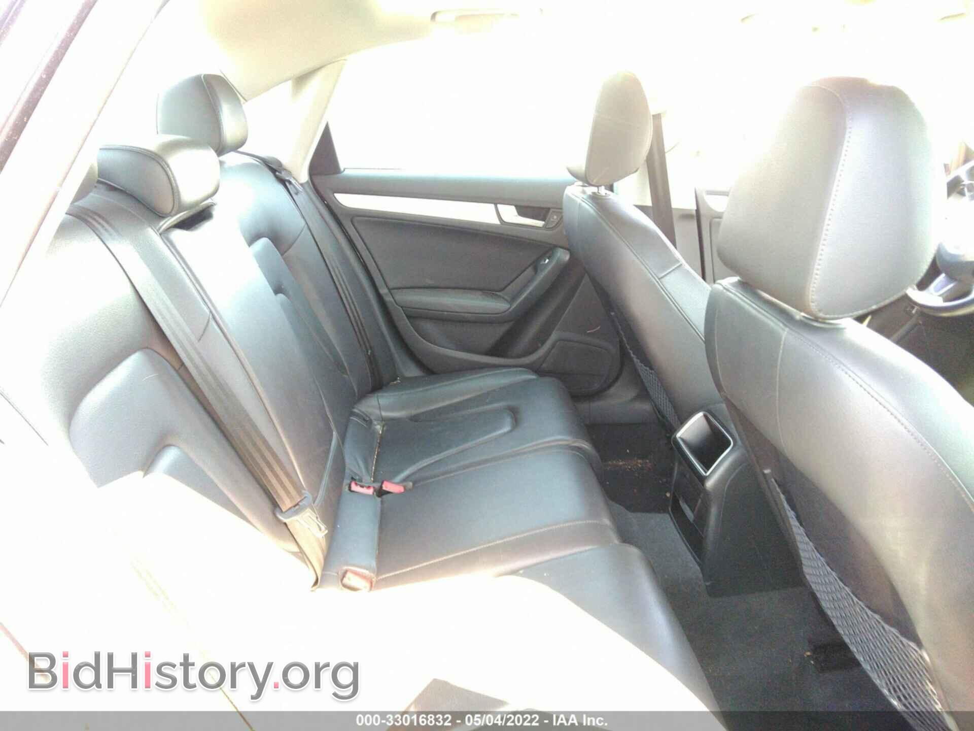 2013 AUDI A4 - VIN: WAUAFAFL2DN018905 - Photo 8