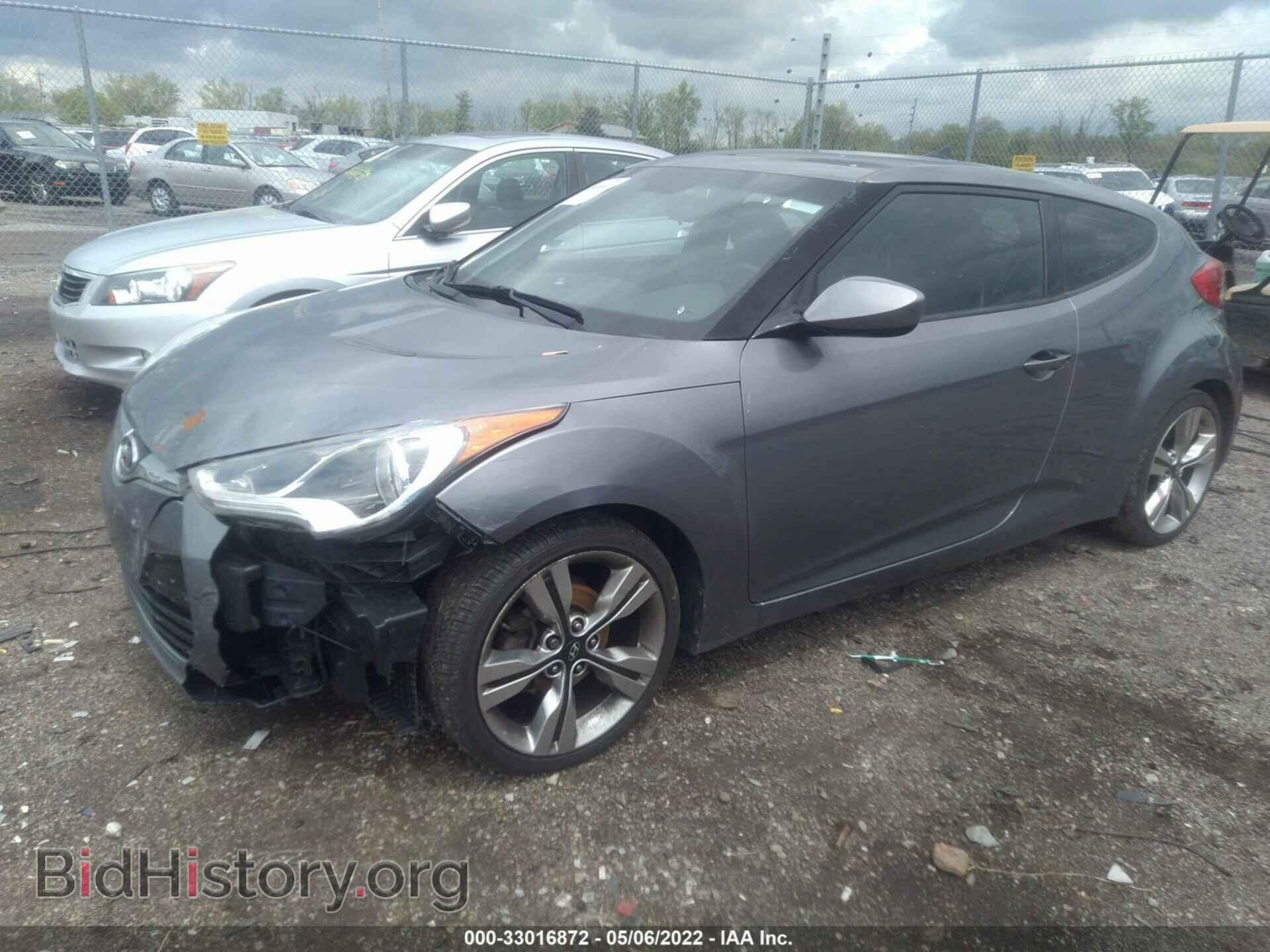 2014 HYUNDAI VELOSTER - VIN: KMHTC6AD4EU198764 - Фото 2