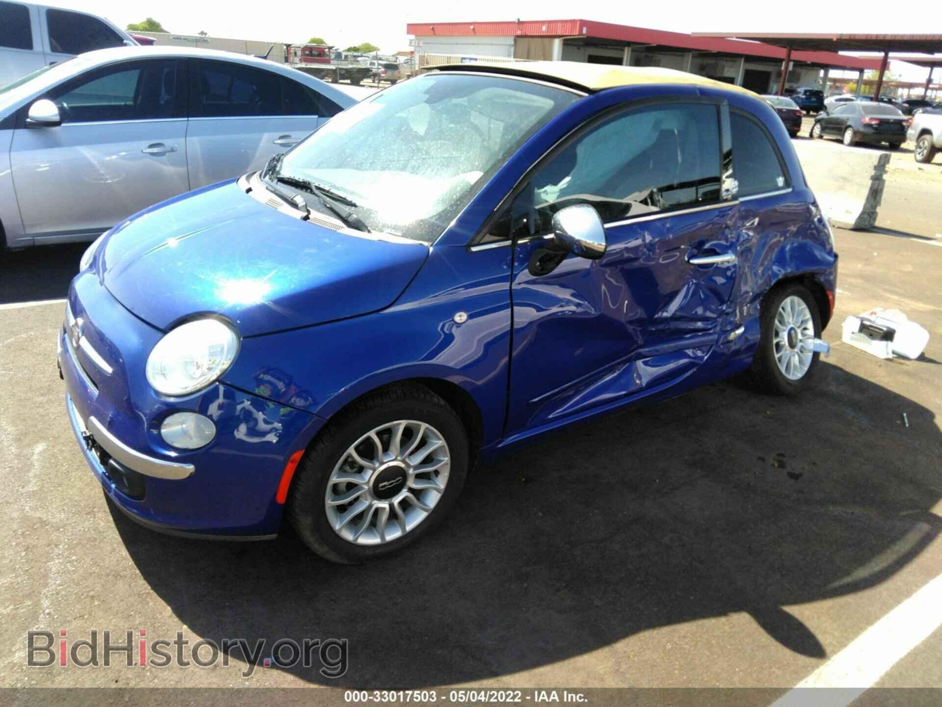 2012 FIAT 500 - VIN: 3C3CFFER1CT386283 - Фото 2