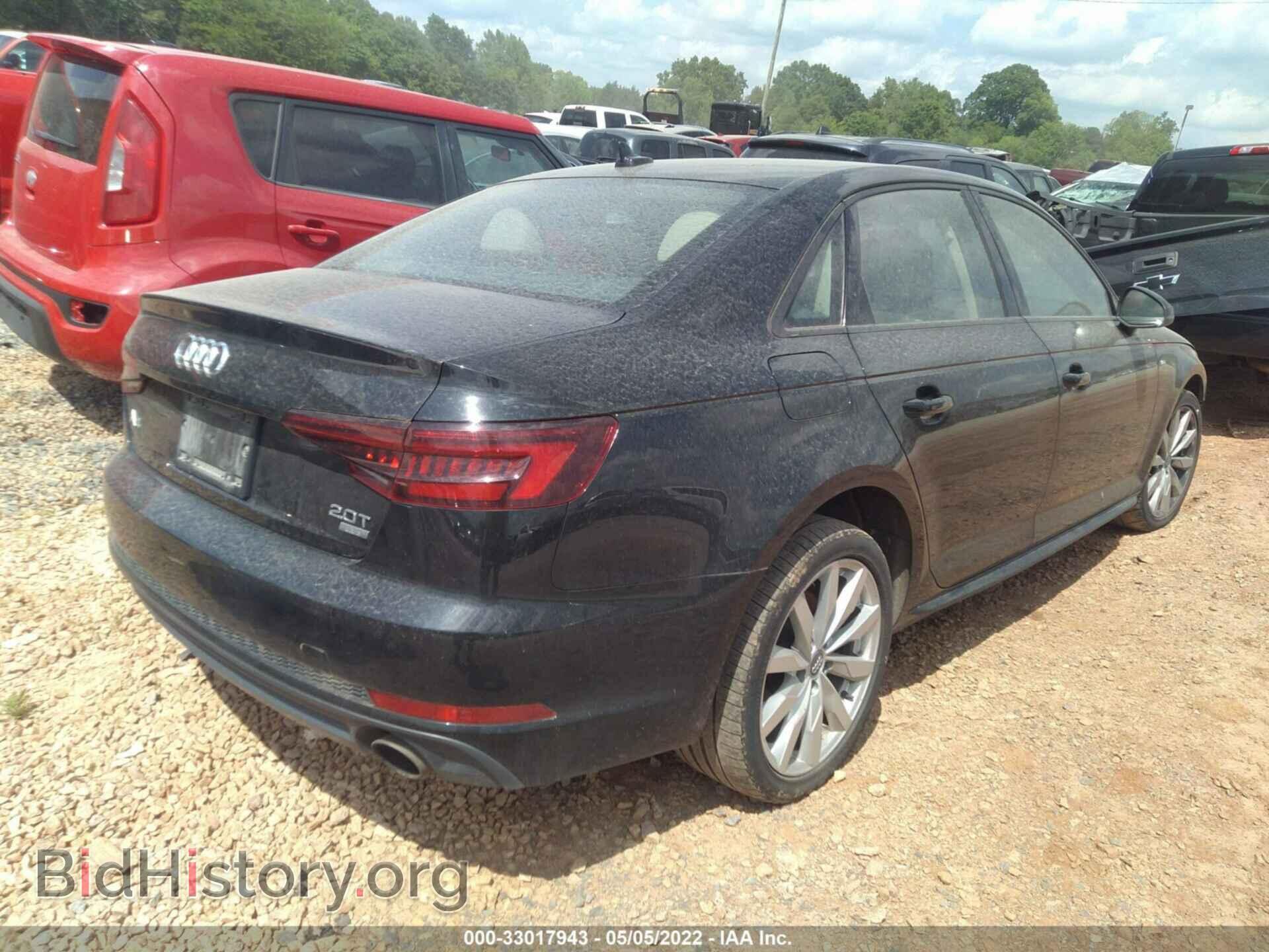 2018 AUDI A4 - VIN: WAUKMAF45JN012000 - Photo 4