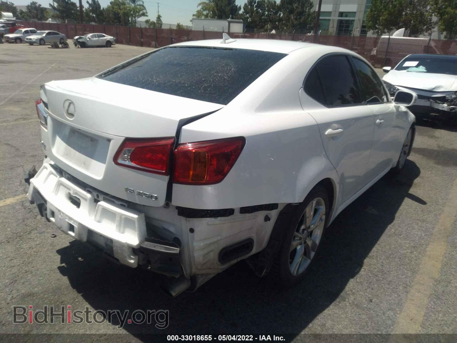 2009 LEXUS IS 250 - VIN: JTHBK262695096044 - Фото 4